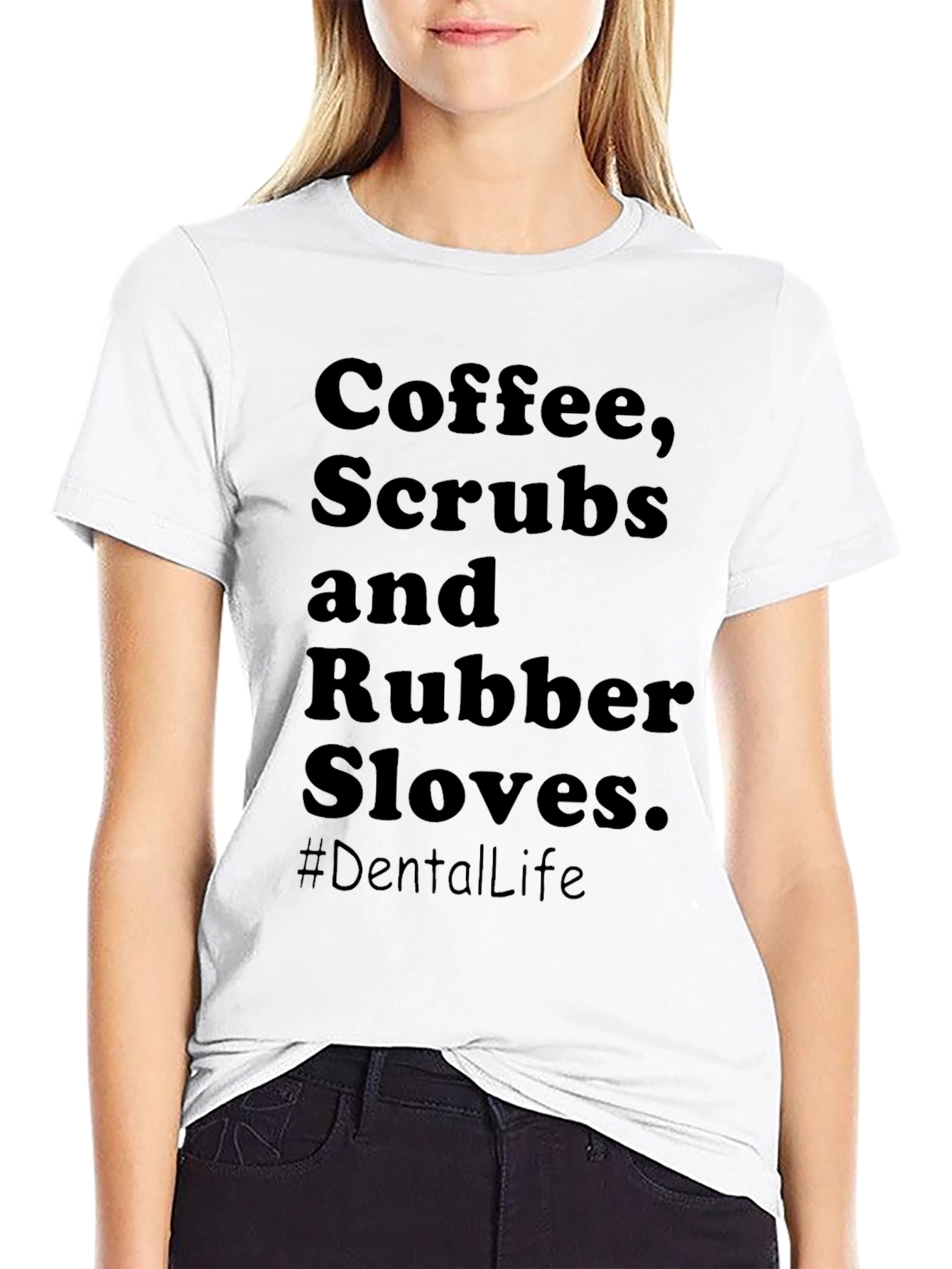 Black Coffee Scrubs & Rubber Gloves T-Shirt view 9