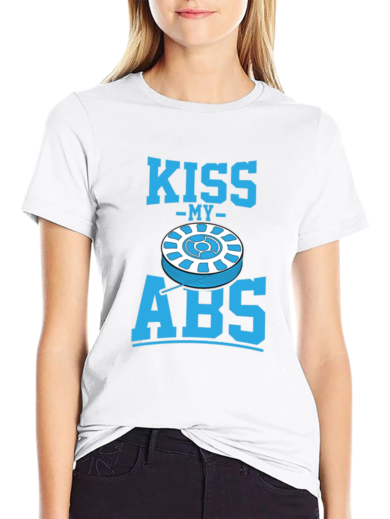 Black Kiss My ABS T-Shirt - Funny Automotive Mechanic Tee view 9