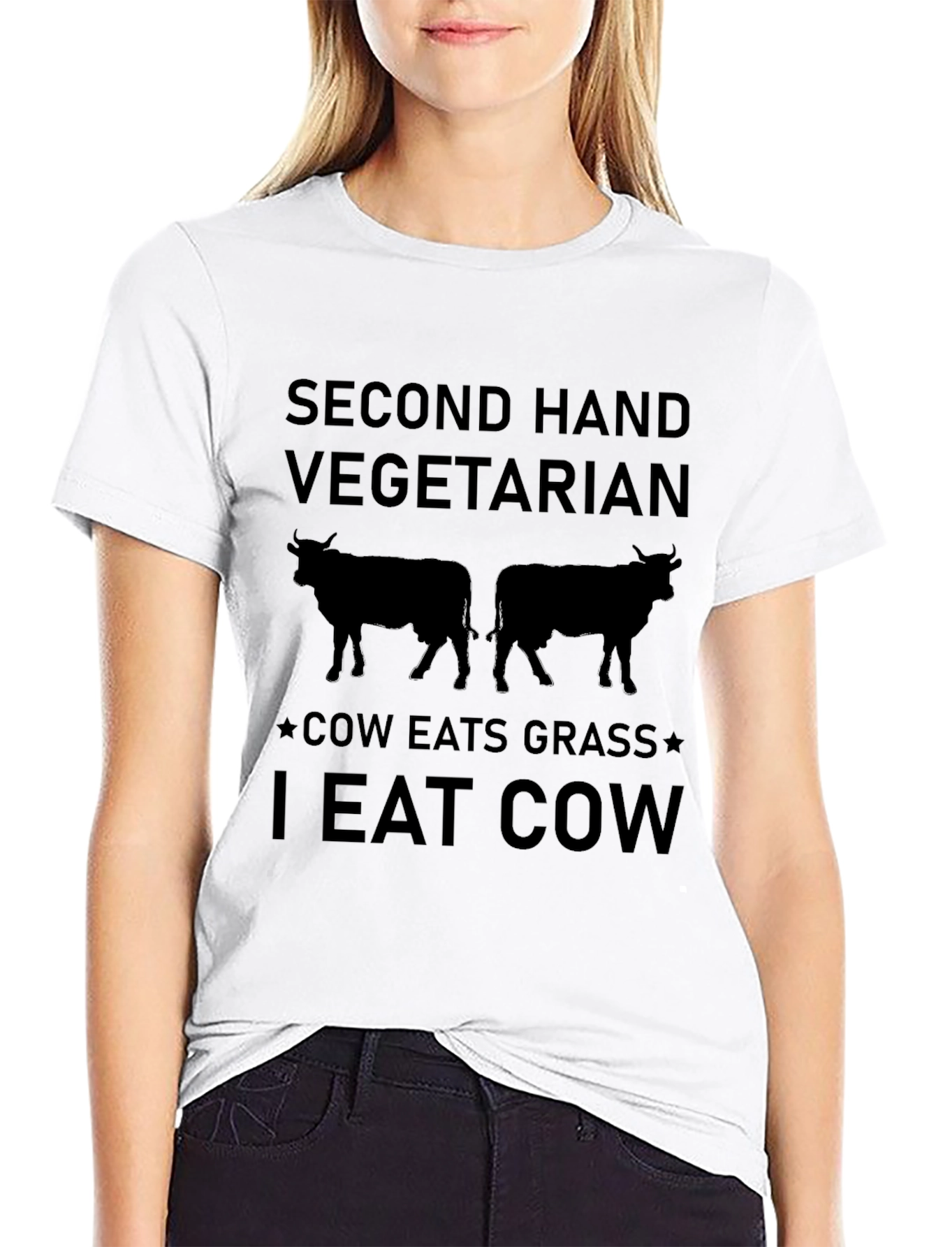 Secondhand Vegetarian Graphic Tee - 9