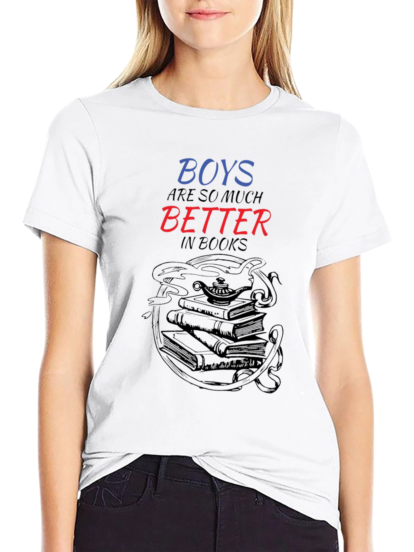 Black Boys are So Much Better in Books Graphic Tee view 9