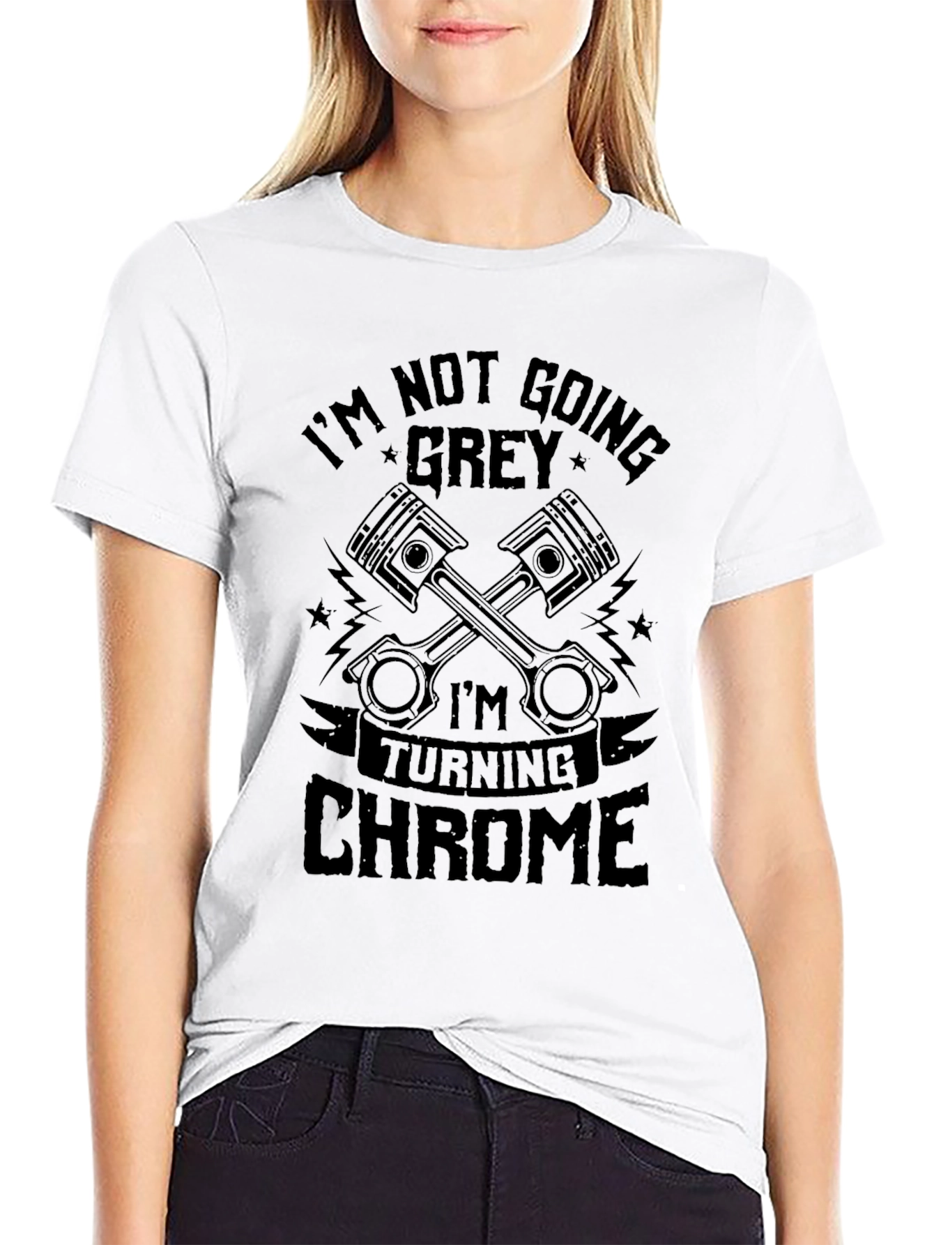 Black I'm Turning Chrome Men's Graphic T-Shirt view 9