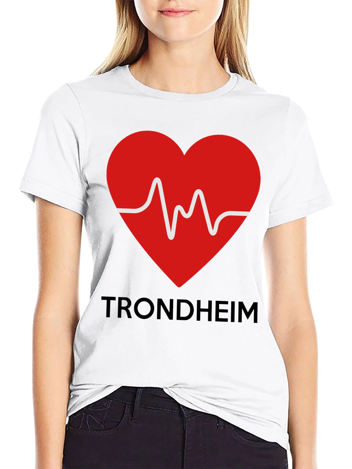 Trondheim Heartbeat T-Shirt - Love Trondheim - 9