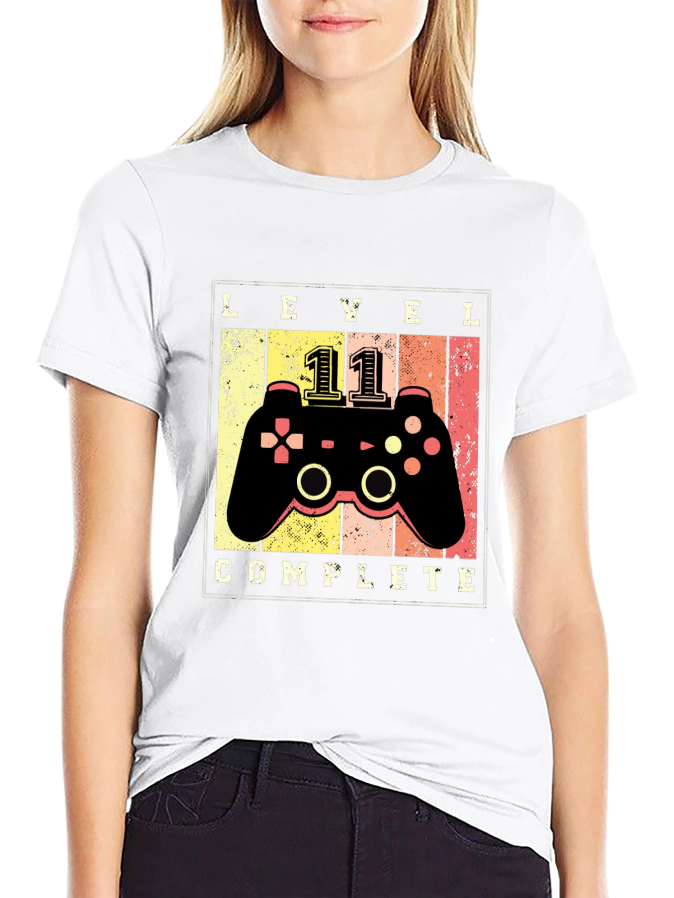 Black Level 11 Complete Gaming T-Shirt - Gamer Gift view 9