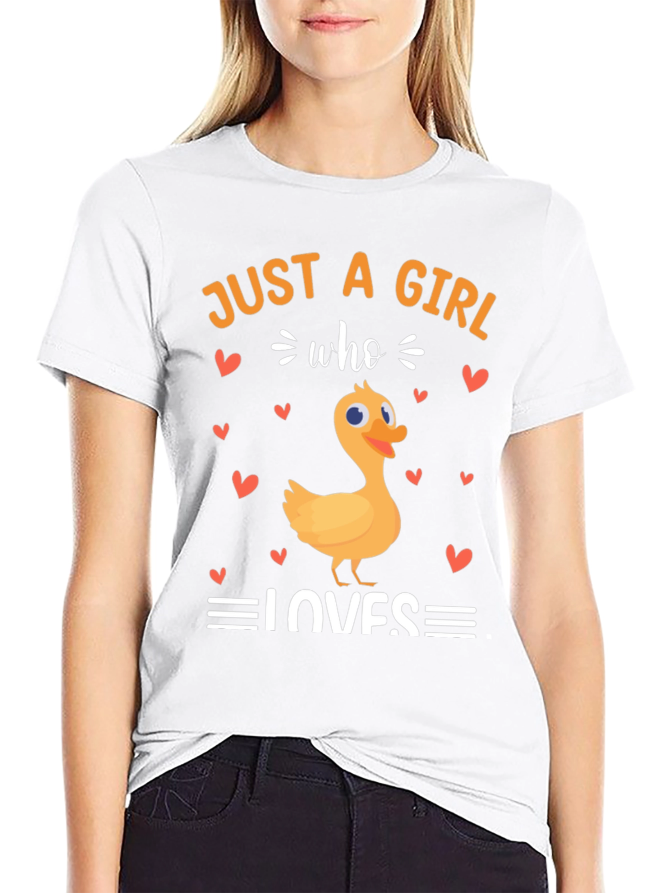 Black Girl Who Loves Ducks T-Shirt: Cute Animal Tee view 9