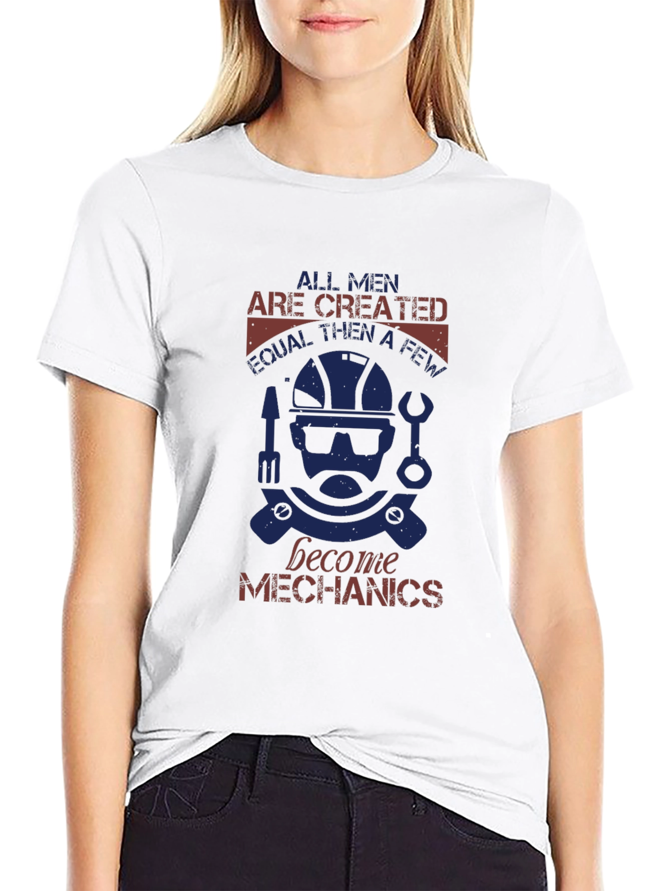 Mechanic Graphic Tee - All Men Are Created Equal - 9