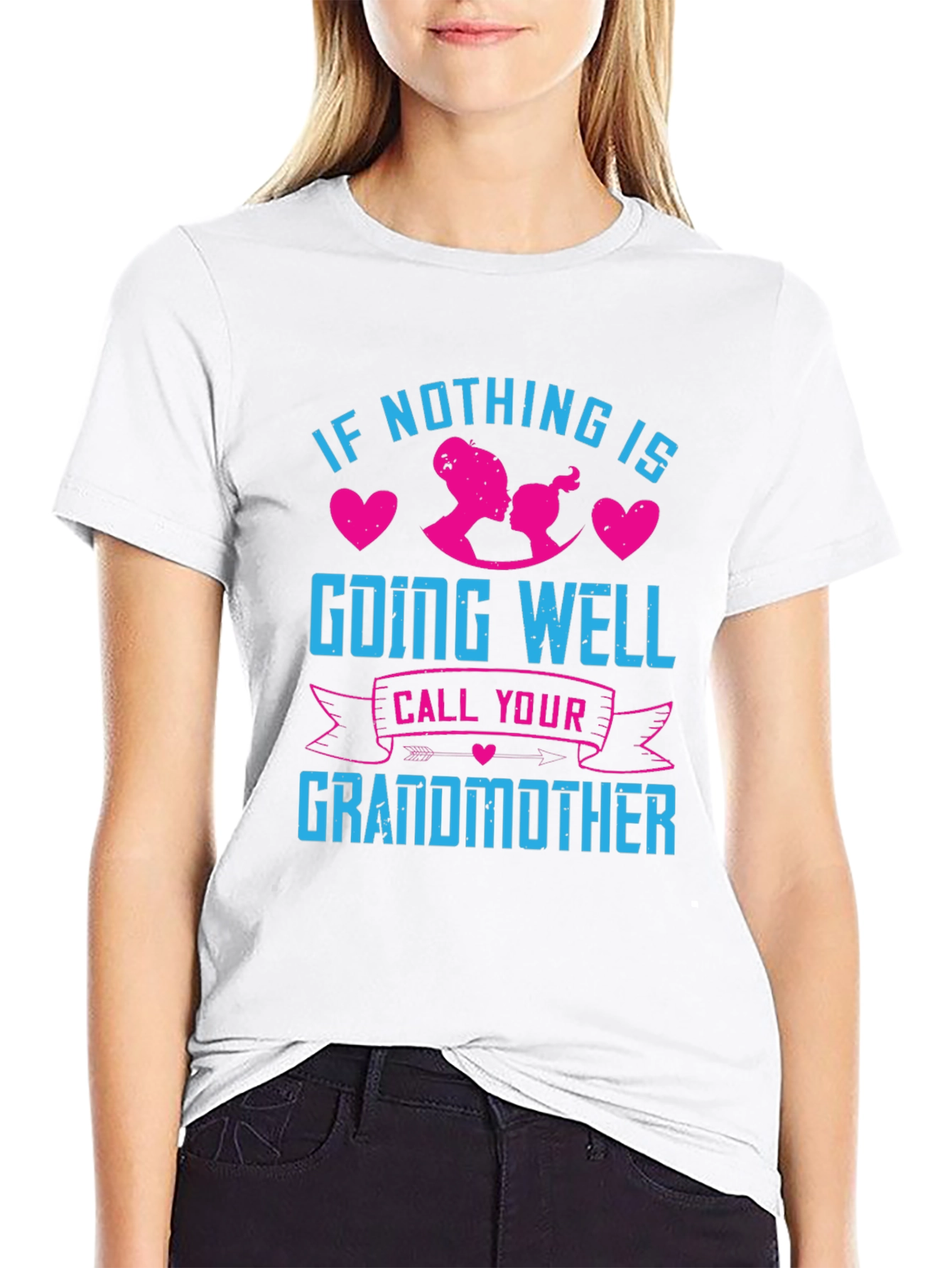 Black Call Your Grandmother T-Shirt - Comfort Fit view 9