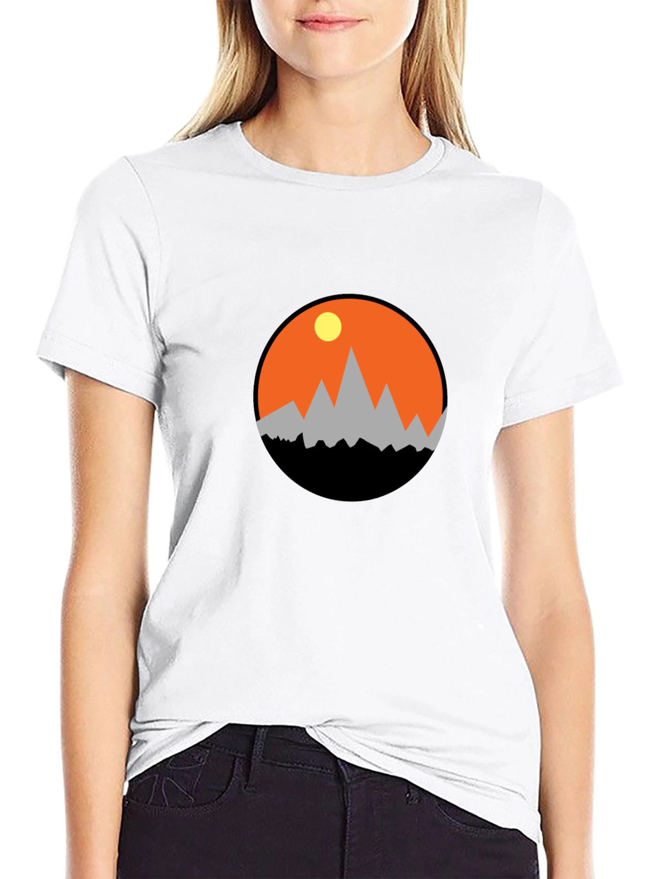 Black Mountain Sunset Graphic Tee - Adventure Awaits! view 9
