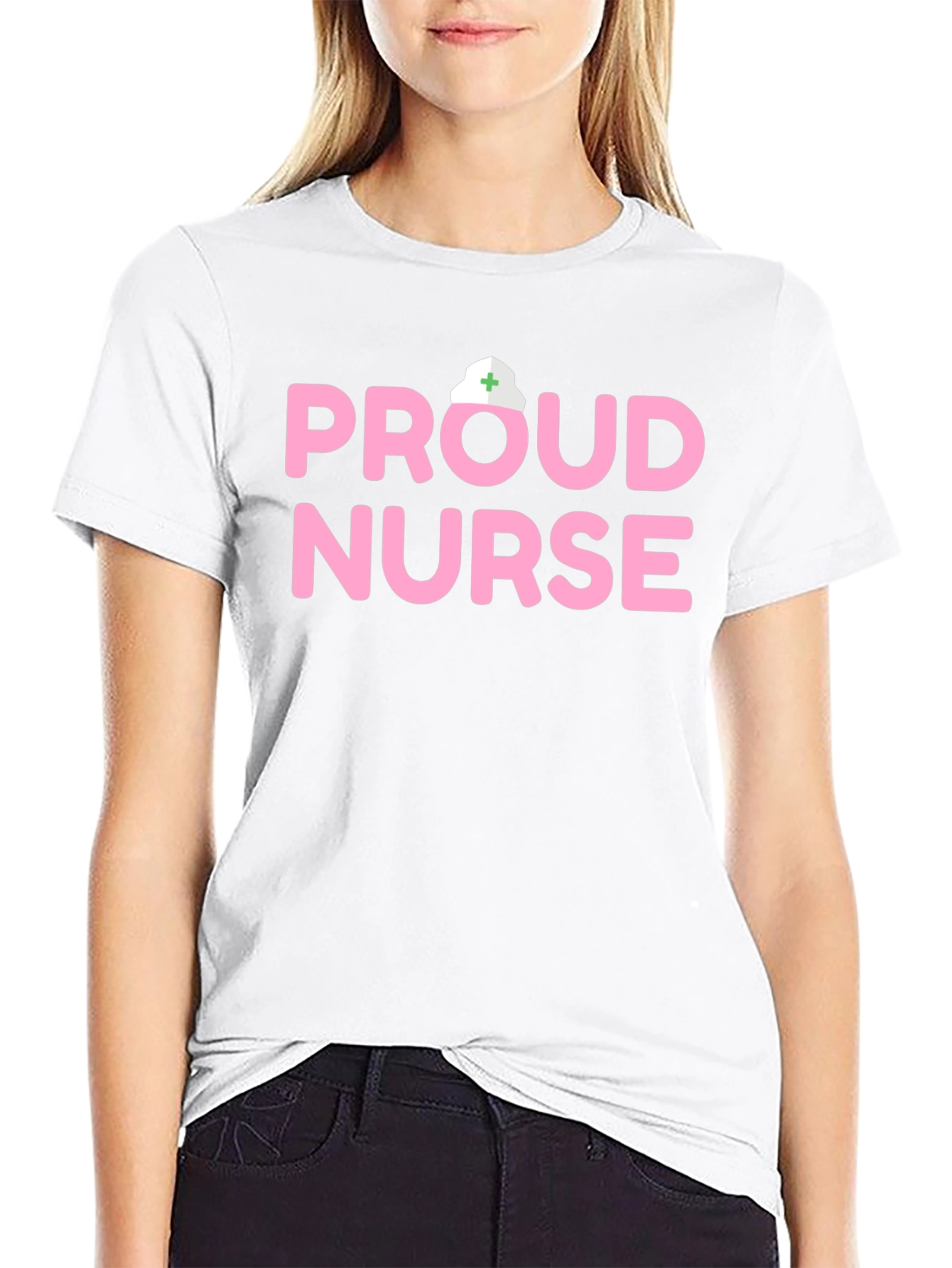 Black Proud Nurse T-Shirt - Stylish & Comfortable view 9