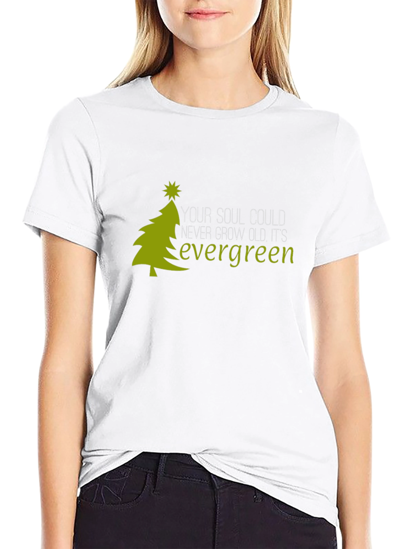 Black Evergreen Soul Graphic Tee - Unisex view 9