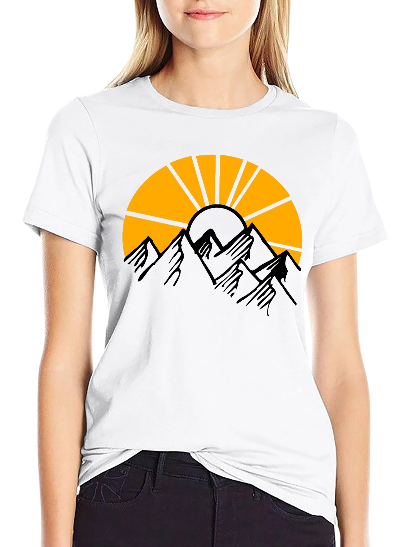 Black Mountain Sunrise Graphic Tee view 9