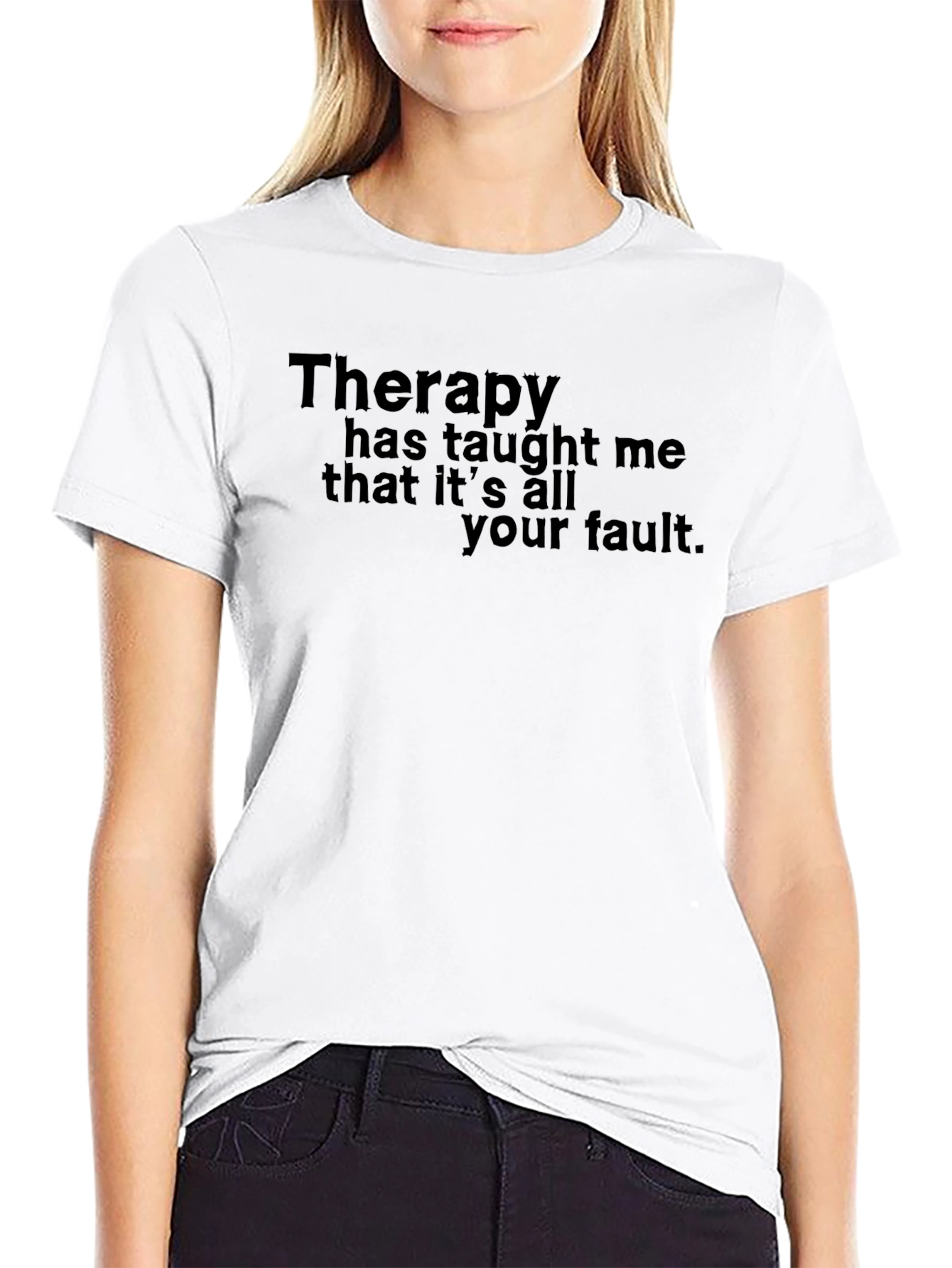 Therapy Taught Me Funny Graphic Tee - 9