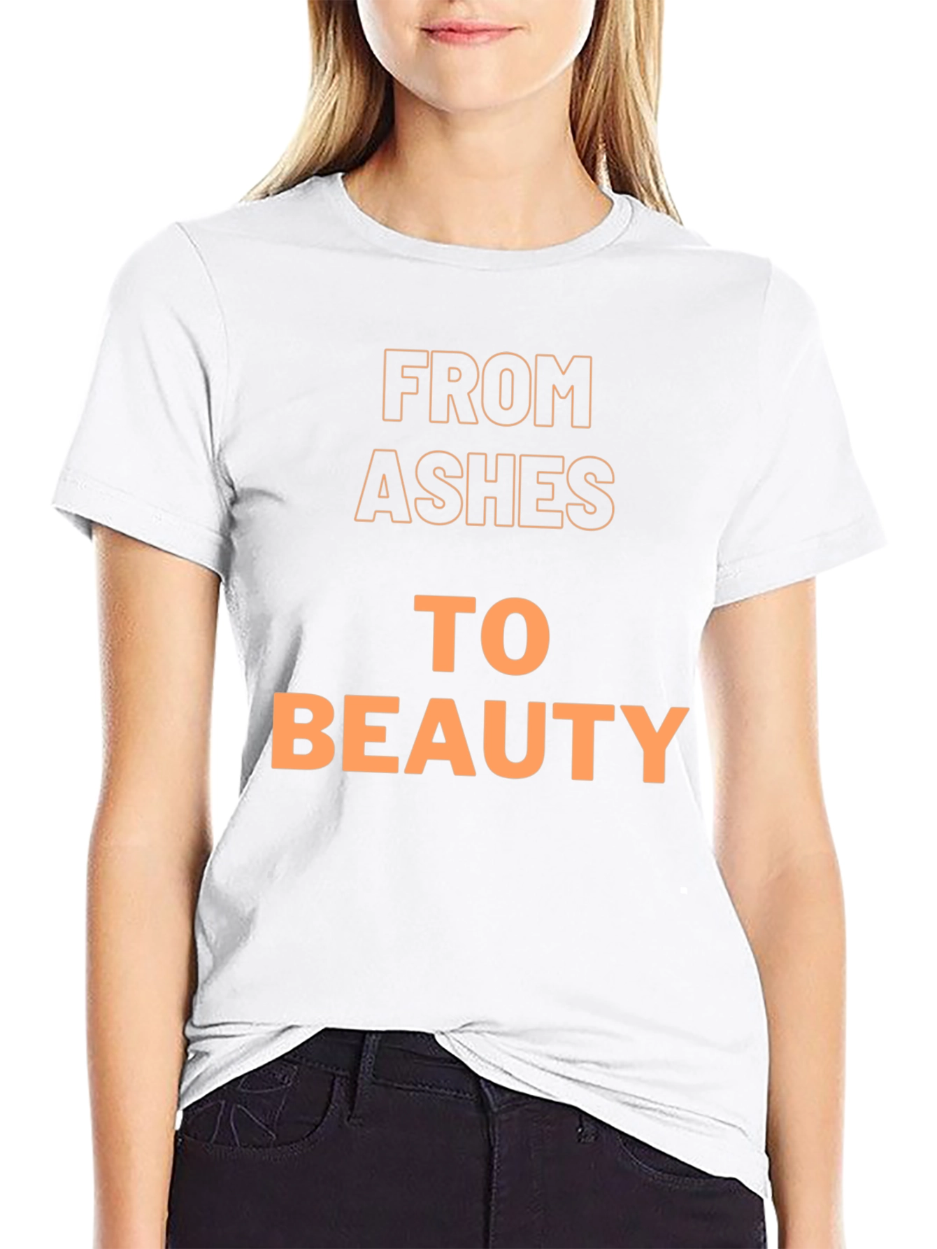 Black From Ashes To Beauty Black Graphic Tee view 9