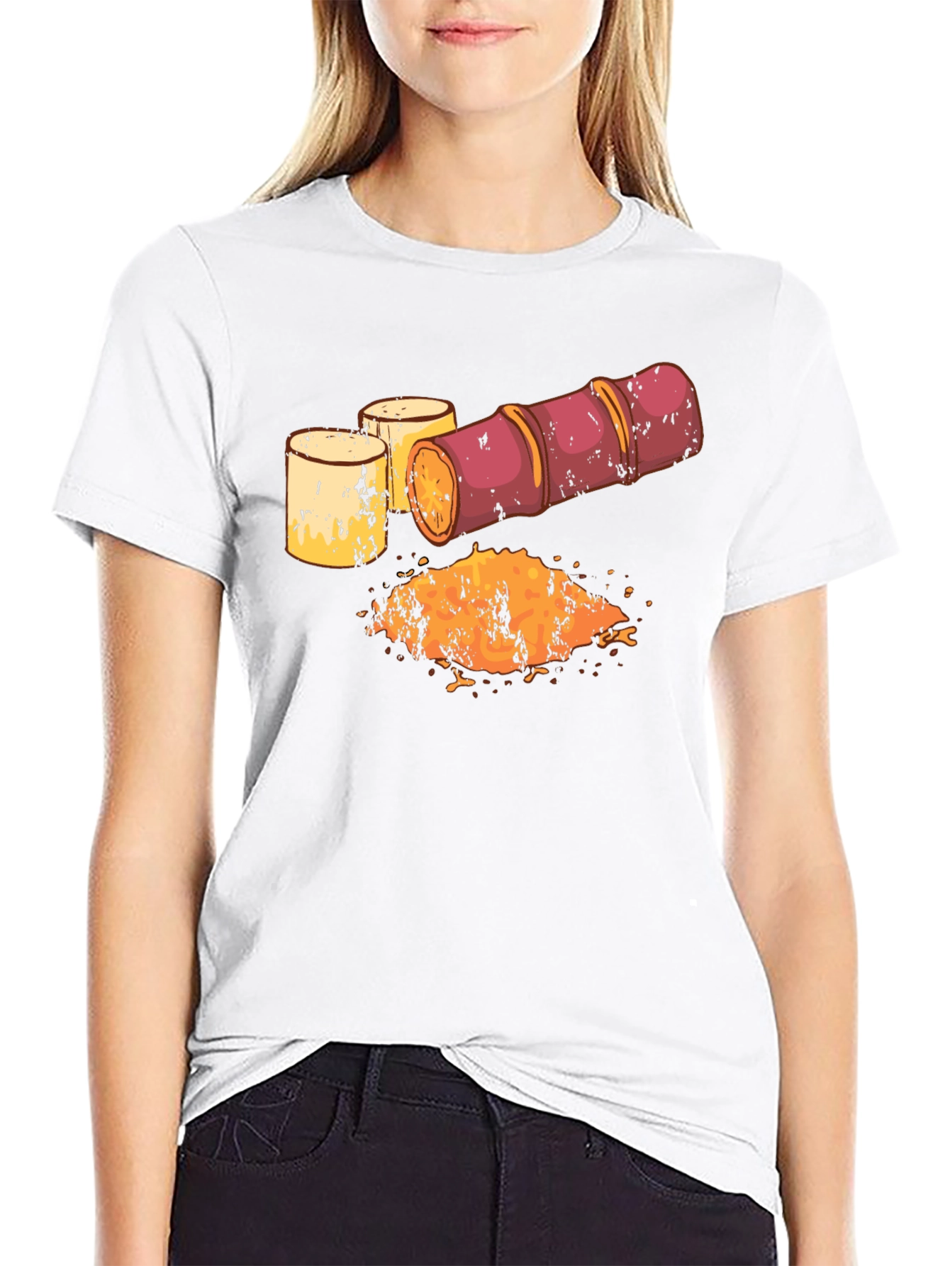 Black Sugar Cane Graphic Tee - Sweet Harvest Style! view 9