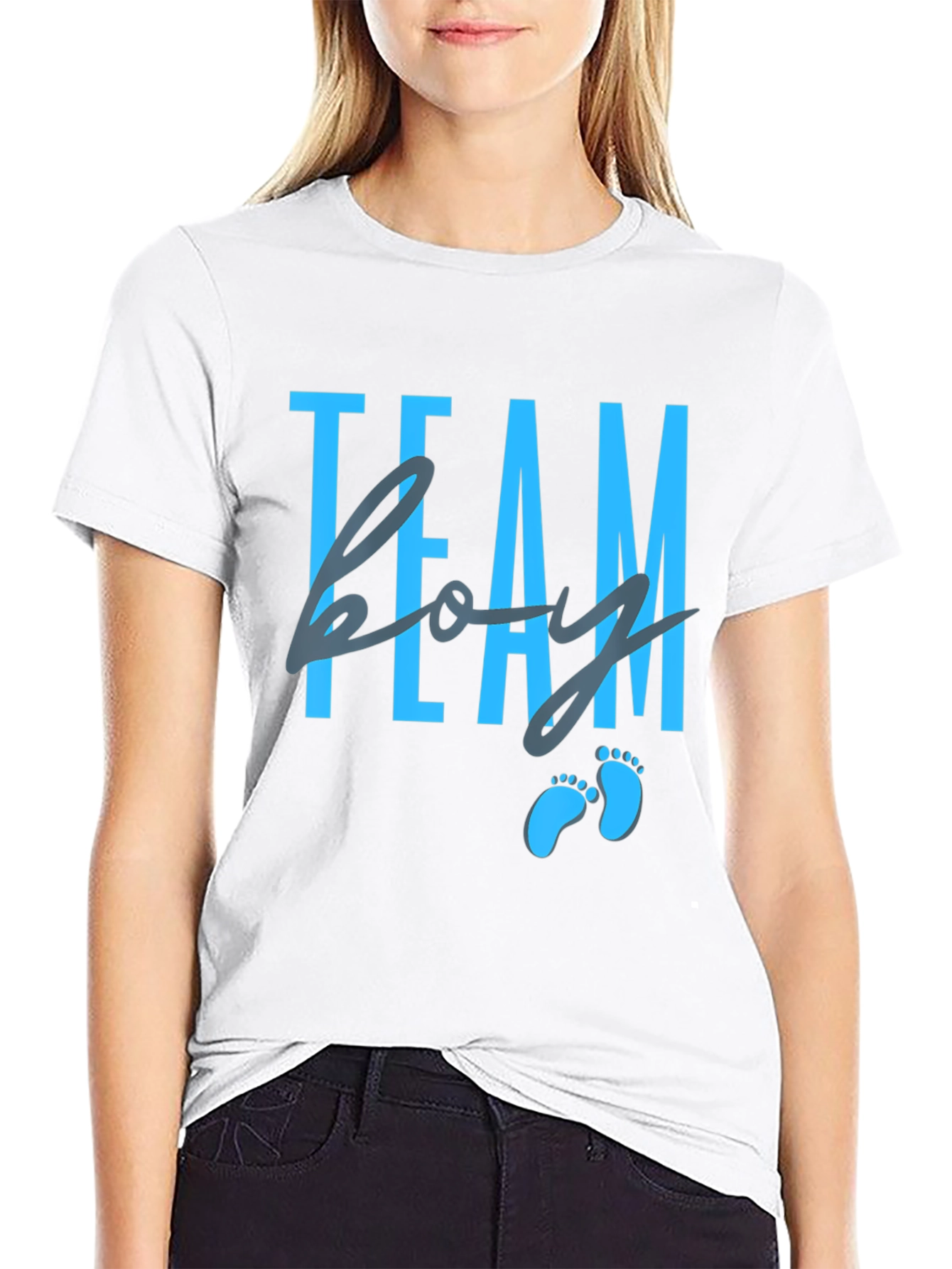 Team Boy Baby Shower T-Shirt - 9