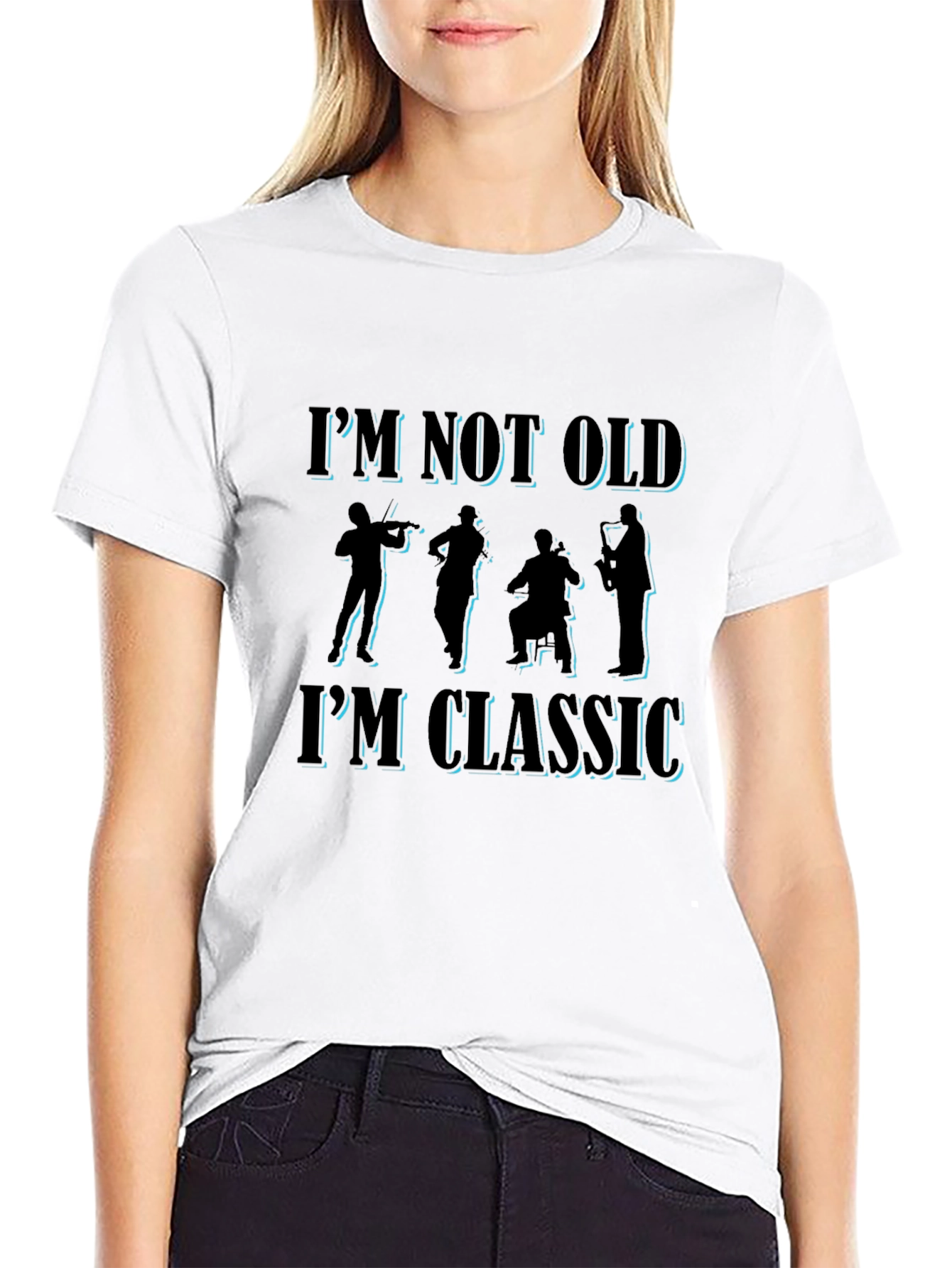 Black I'm Not Old I'm Classic T-Shirt view 9
