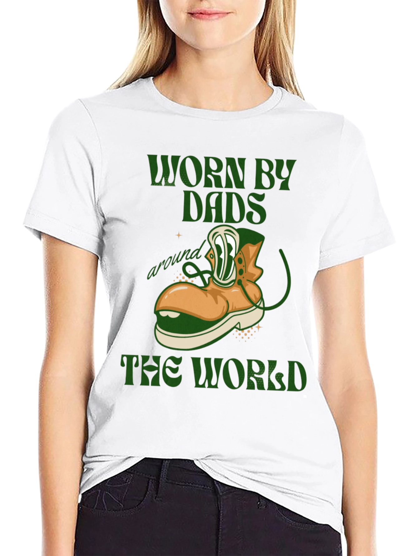 Black Worn By Dads Around The World T-Shirt view 9