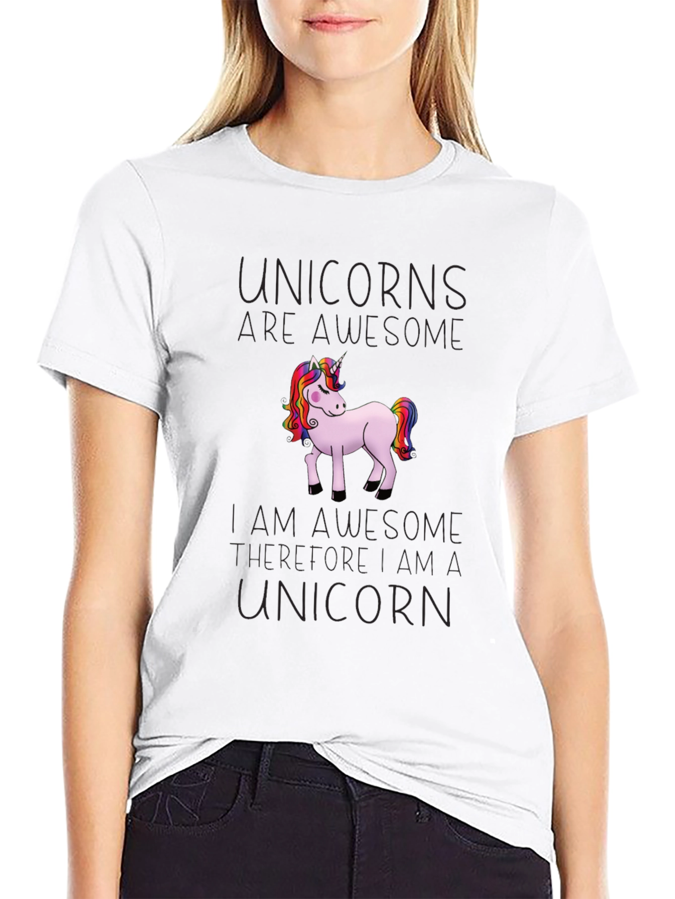 Black Unicorn T-Shirt - Awesome Unicorn Design view 9