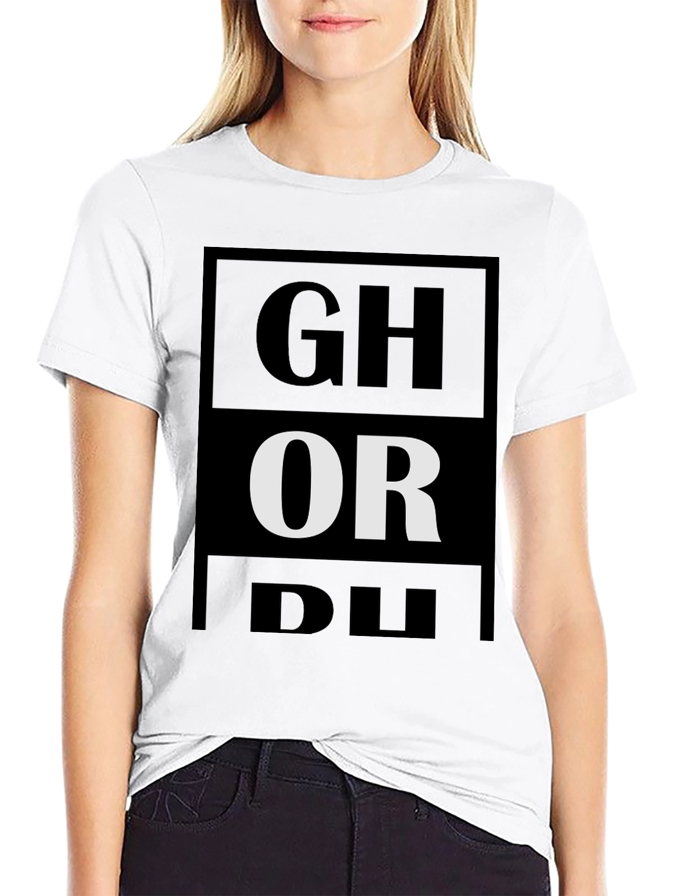 Black Ghormley T-Shirt - Black Graphic Tee view 9
