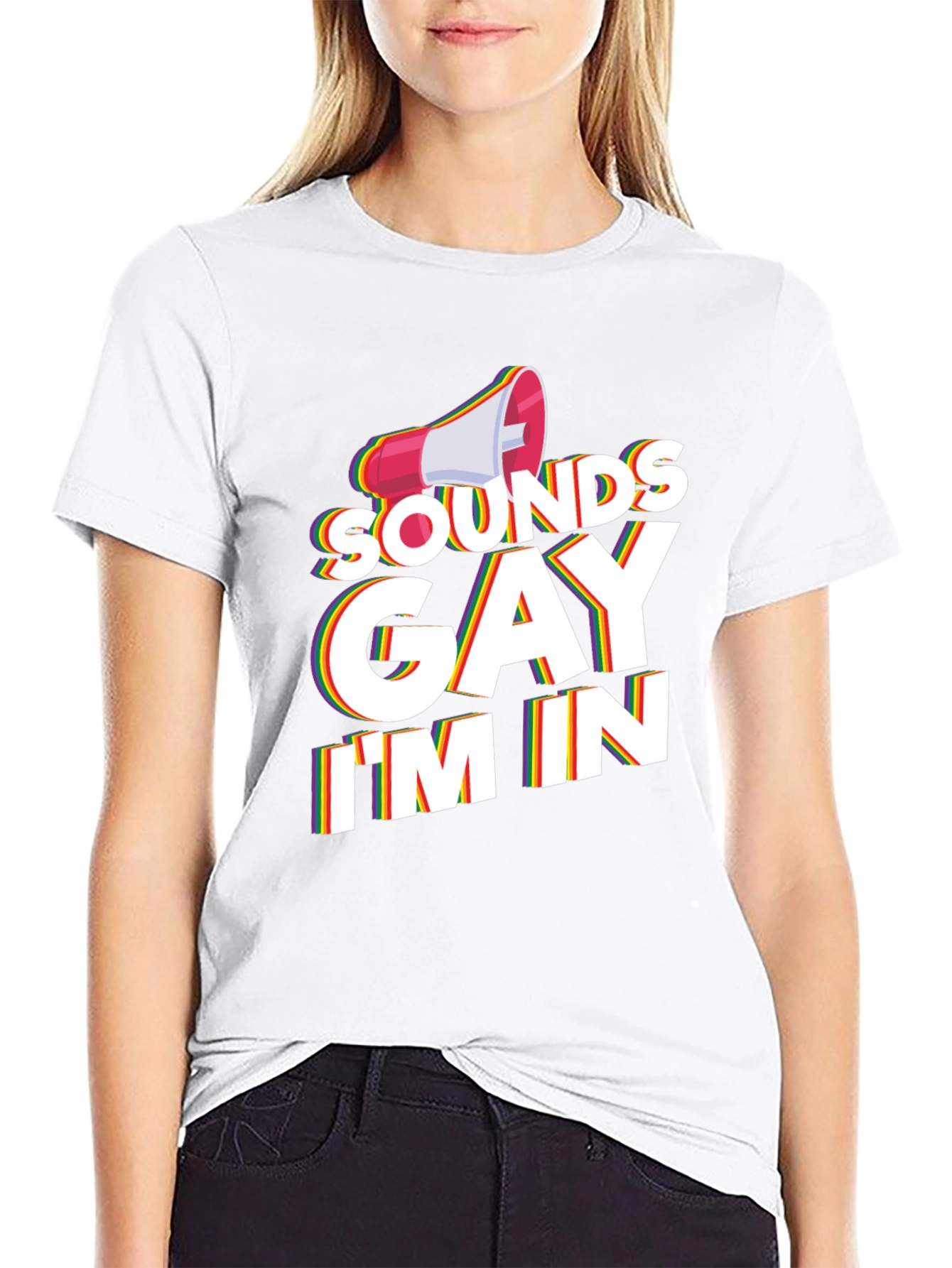 Black Sounds Gay I'm In T-Shirt view 9