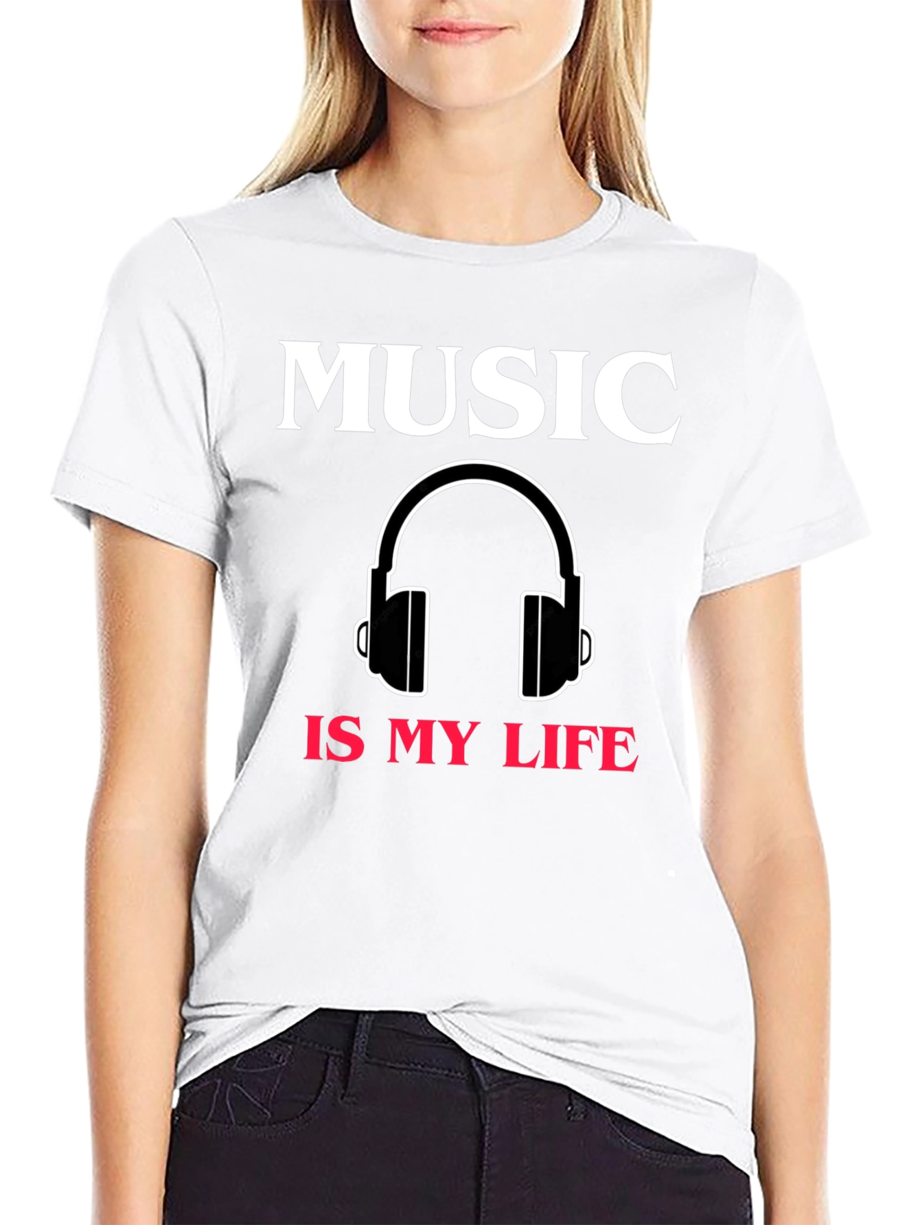 Black Music Is My Life T-Shirt | Musician Tee view 9