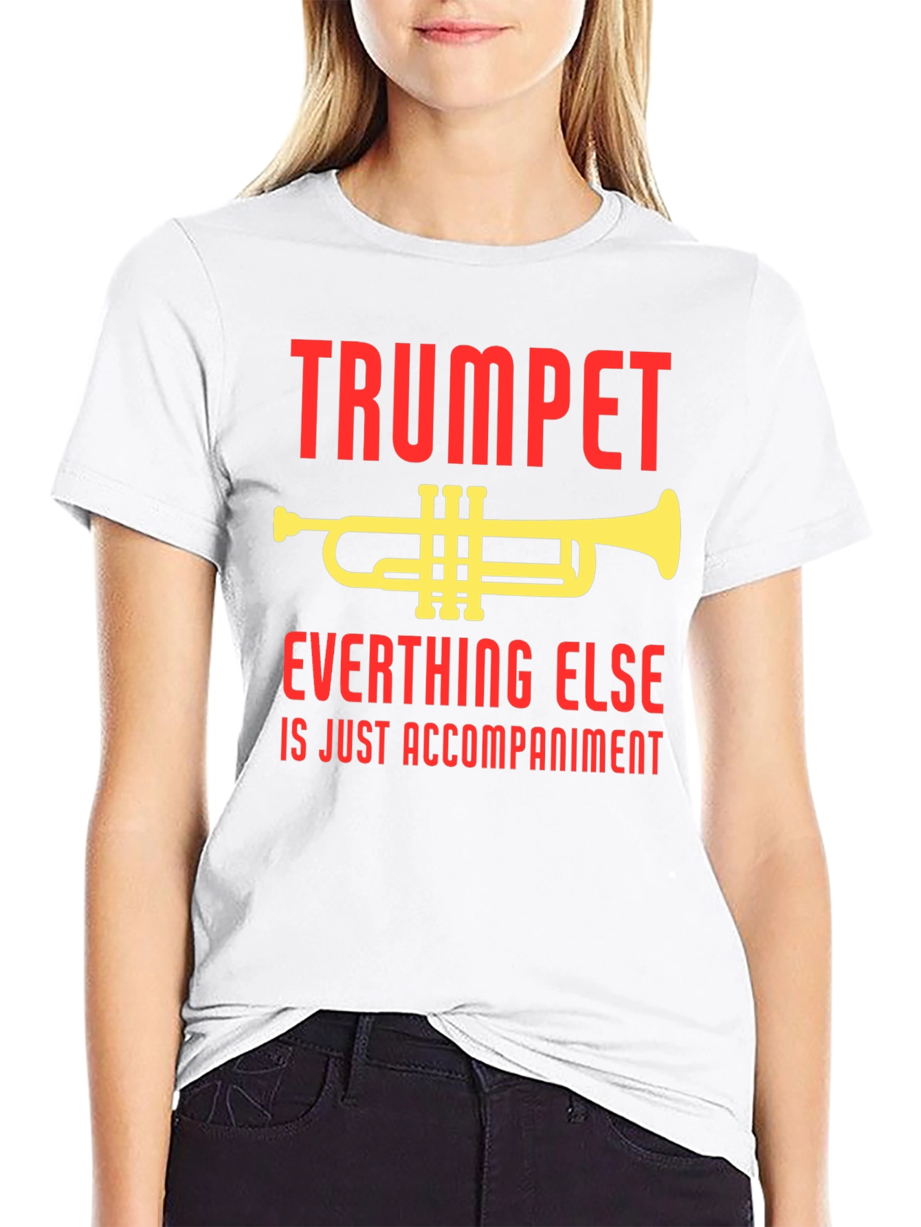 Black Trumpet Everything Else Accompaniment T-Shirt view 9