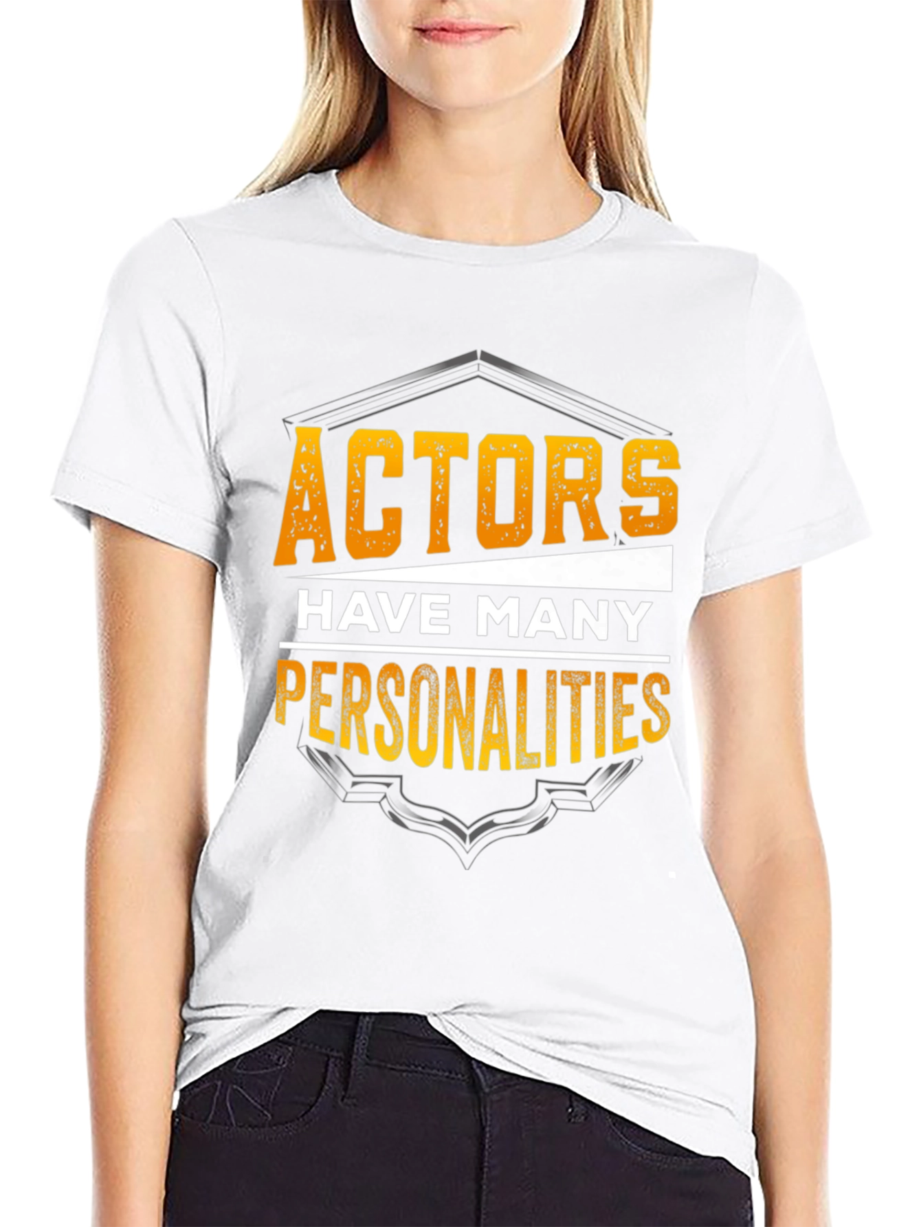 Black Actors Have Many Personalities Black T-Shirt view 9