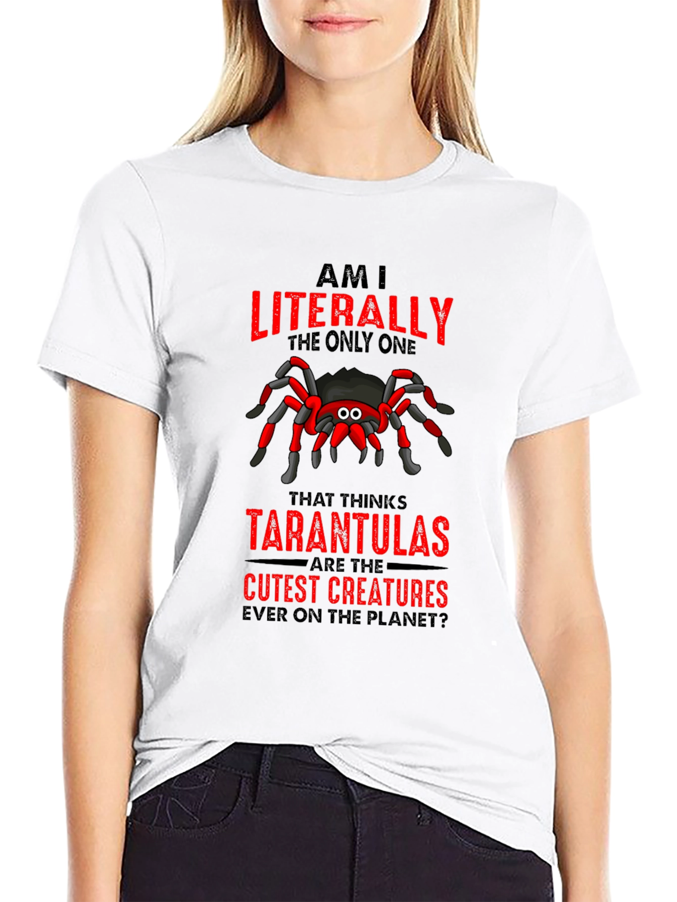 Black Tarantula Lover Graphic Tee view 9