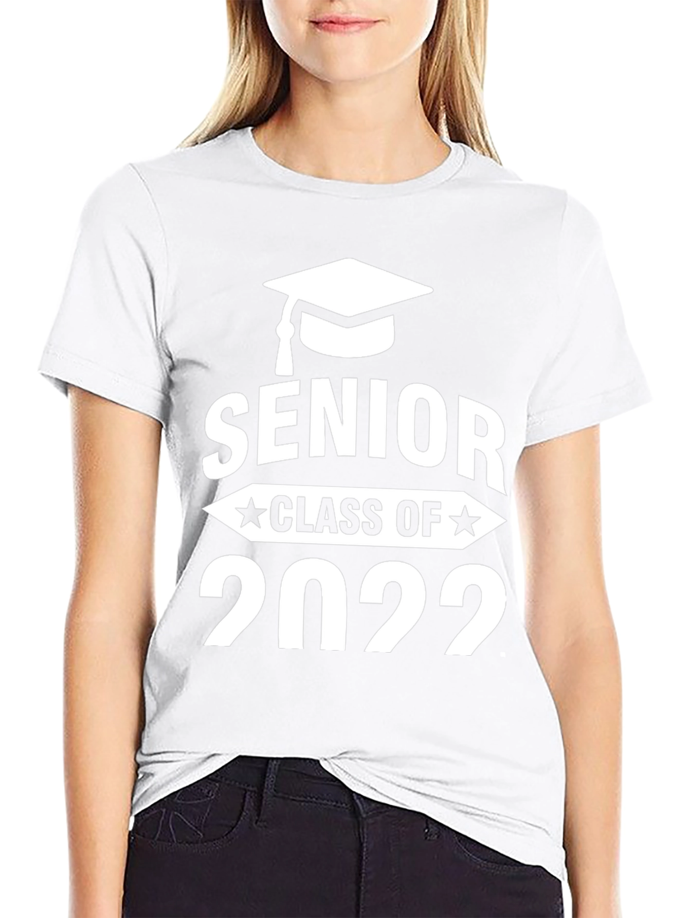 Black Senior Class of 2022 Graduation T-Shirt view 9
