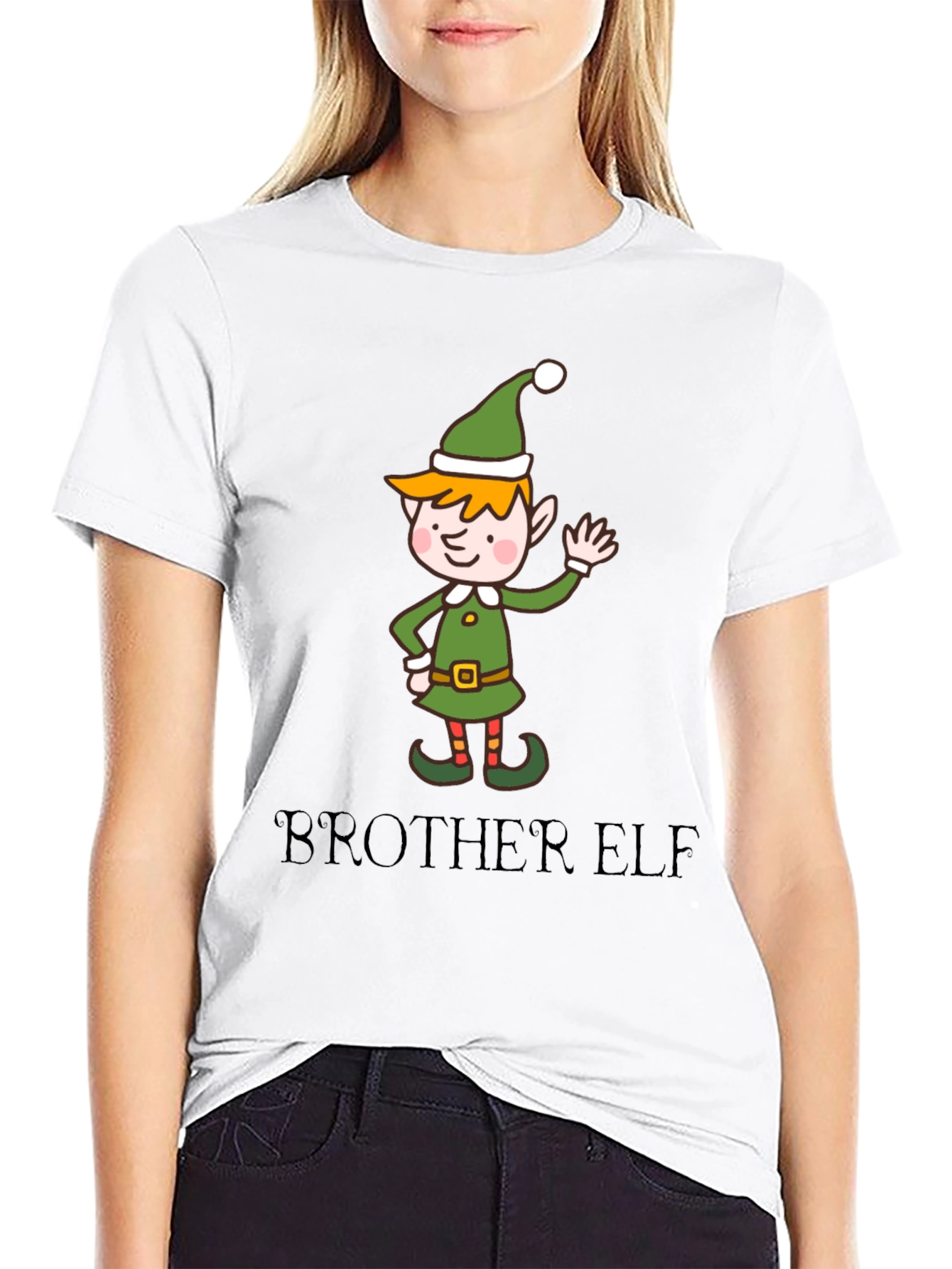 Black Brother Elf T-Shirt view 9