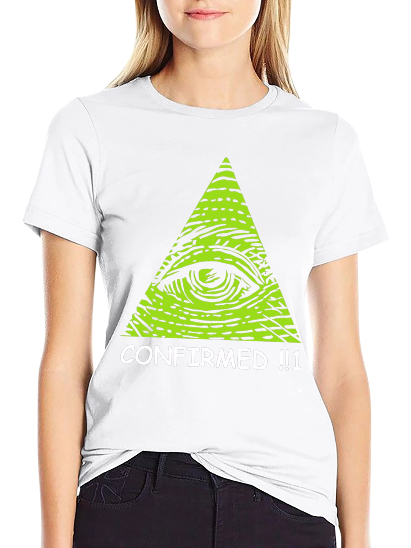 Black Illuminati Eye T-Shirt - Confirmed! Conspiracy Tee view 9