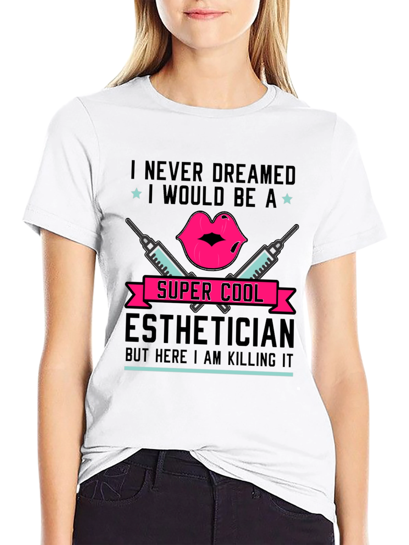 Black Cool Esthetician T-Shirt - Beauty Expert Gift view 9