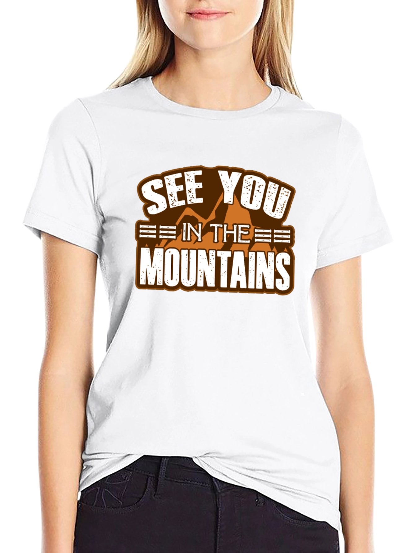 Black See You in the Mountains Graphic T-Shirt view 9