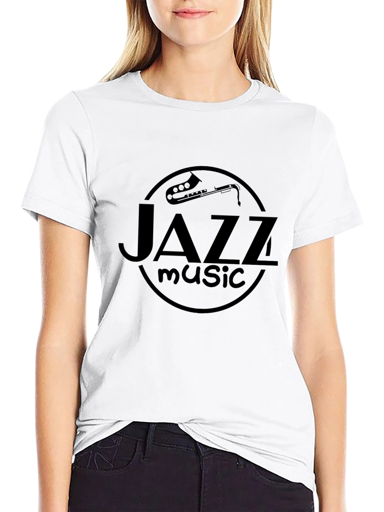 Black Jazz Music Graphic Tee | Stylish Band T-Shirt view 9