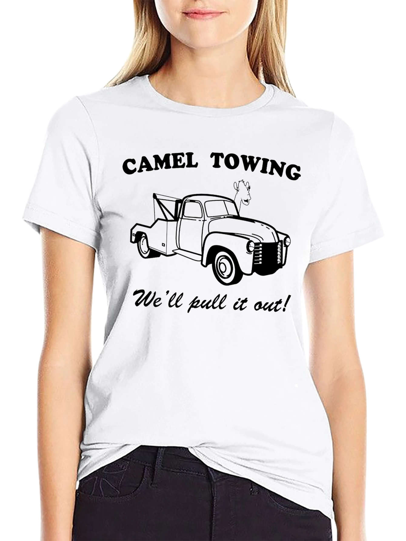 Black Camel Towing T-Shirt - We'll Pull It Out view 9