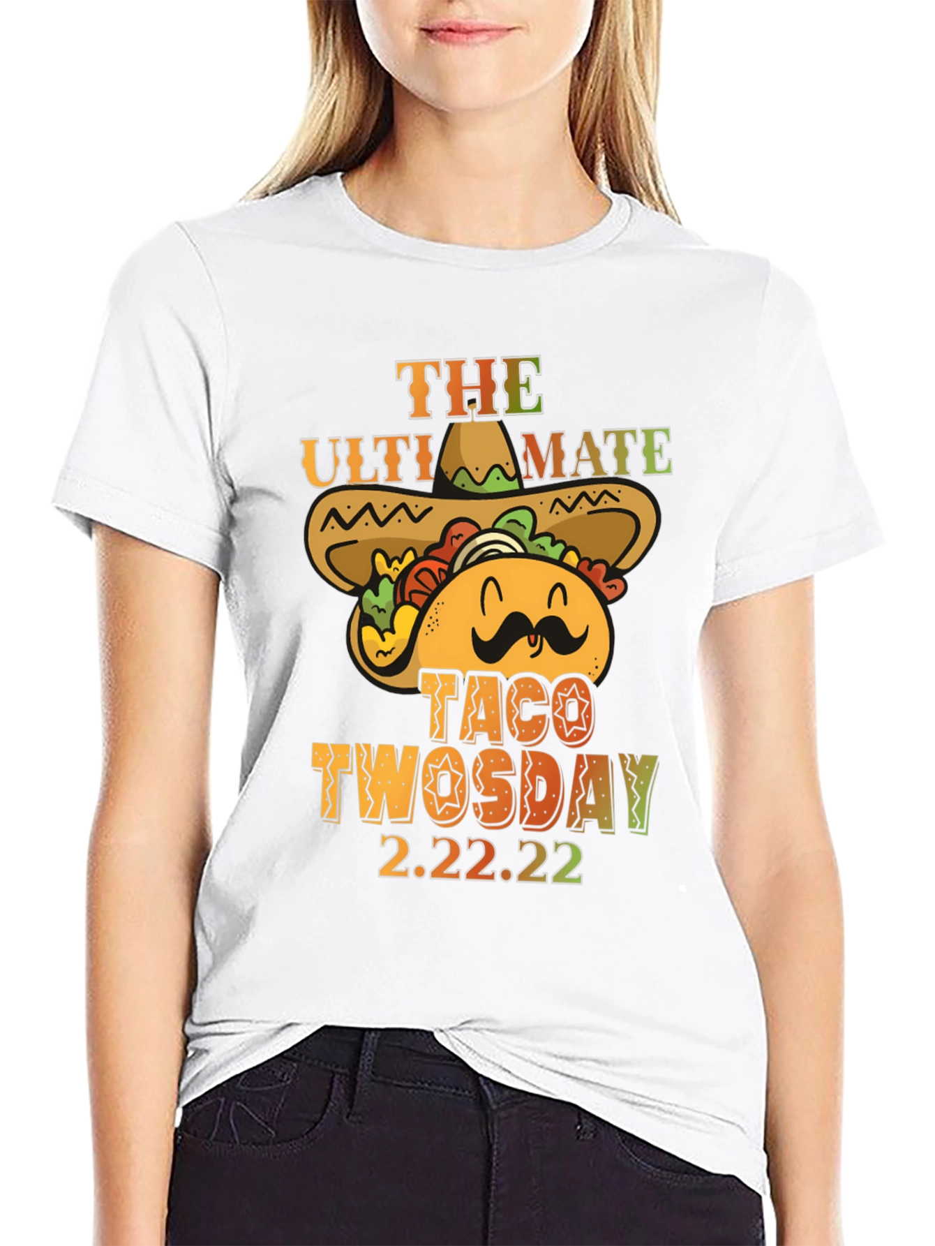 Black Ultimate Taco Twosday 2.22.22 Graphic Tee view 9