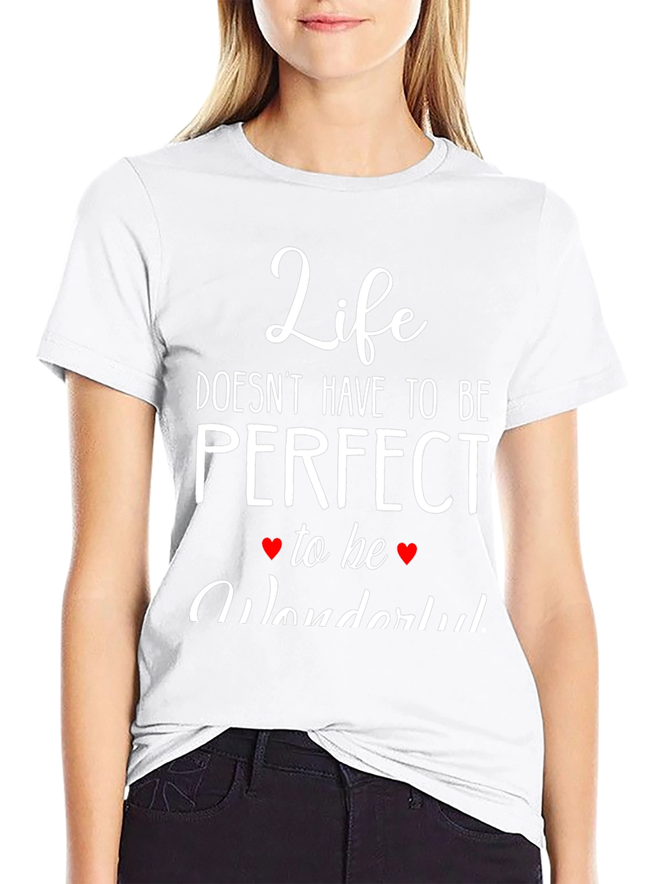 Black Life Doesn't Have to be Perfect T-Shirt view 9