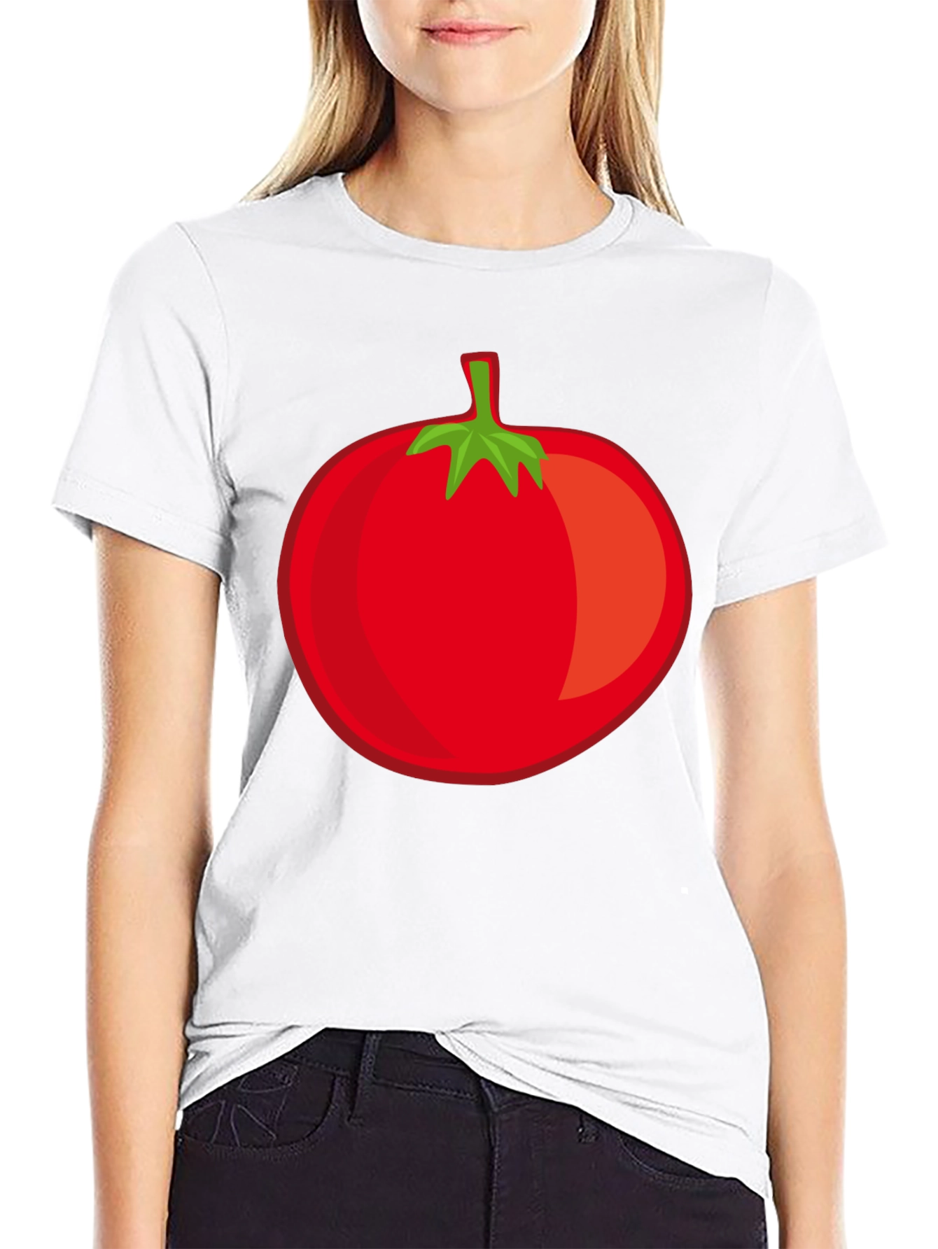 Tomato Graphic Black T-Shirt - 9