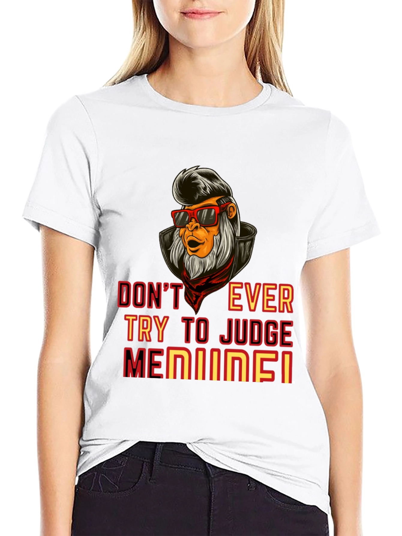 Black Don't Ever Try to Judge T-Shirt view 9