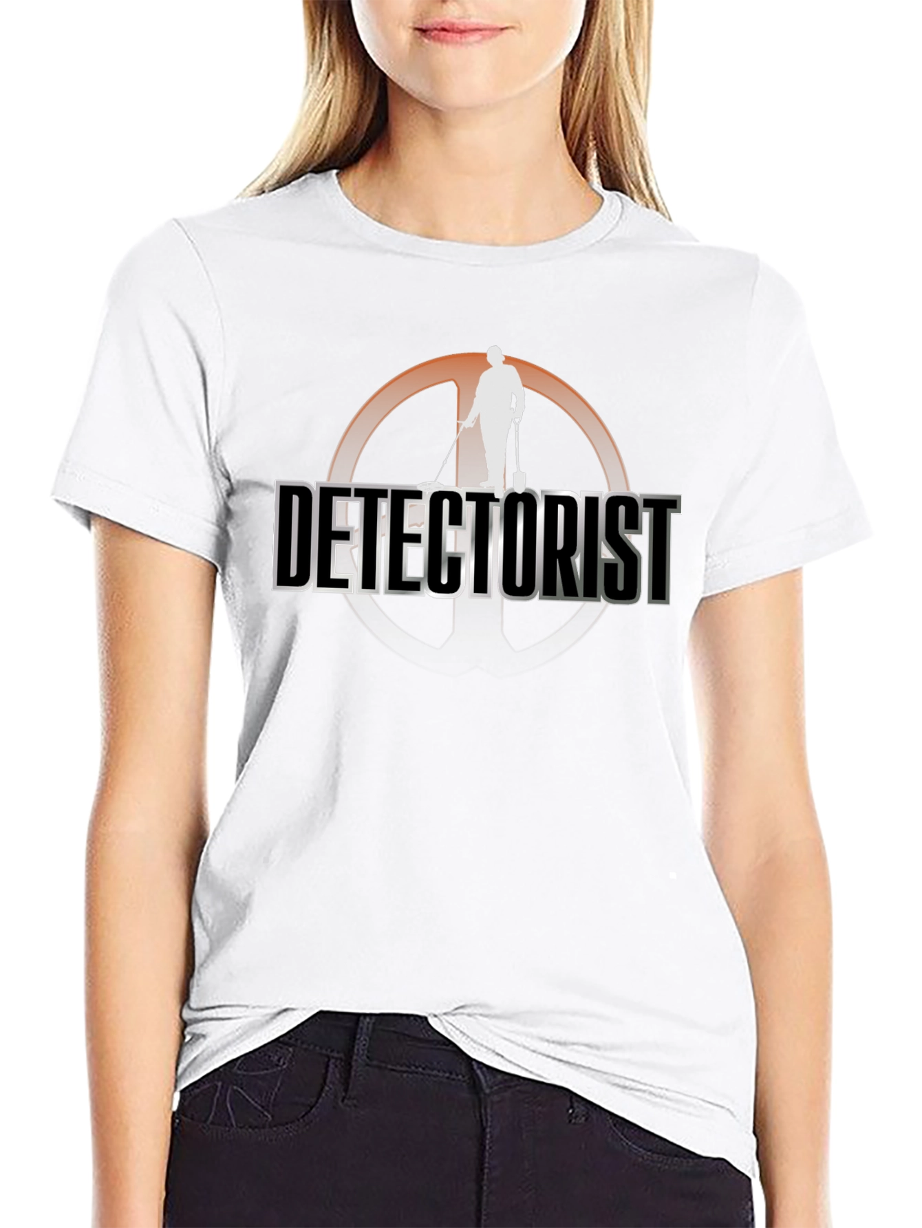 Black Detectorist T-Shirt: Metal Detecting Hobby Apparel view 9