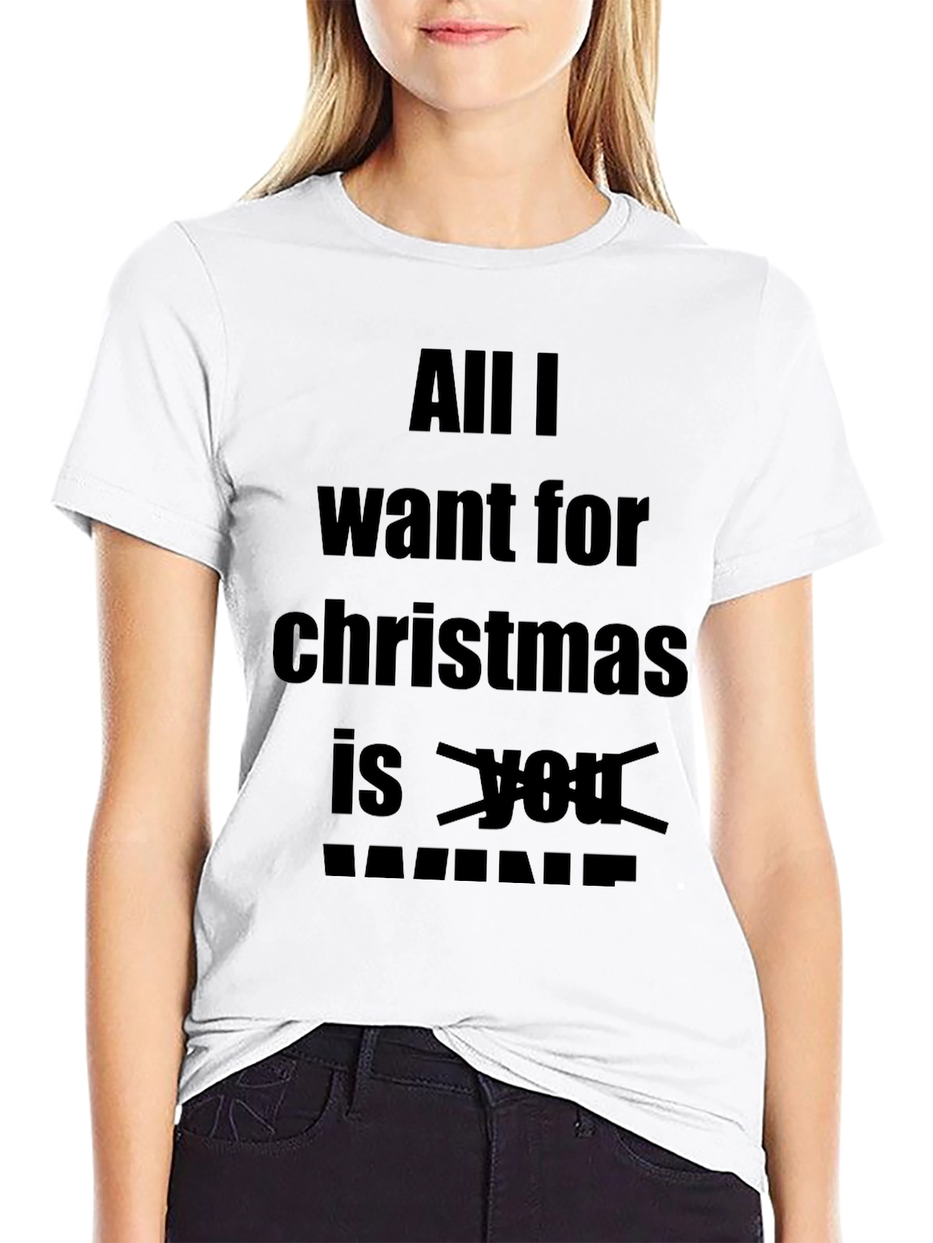 Black All I Want Is > [Money] Graphic T-Shirt view 9