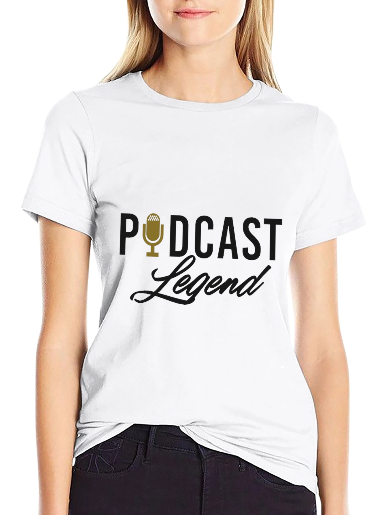 Podcast Legend Black T-Shirt - 9