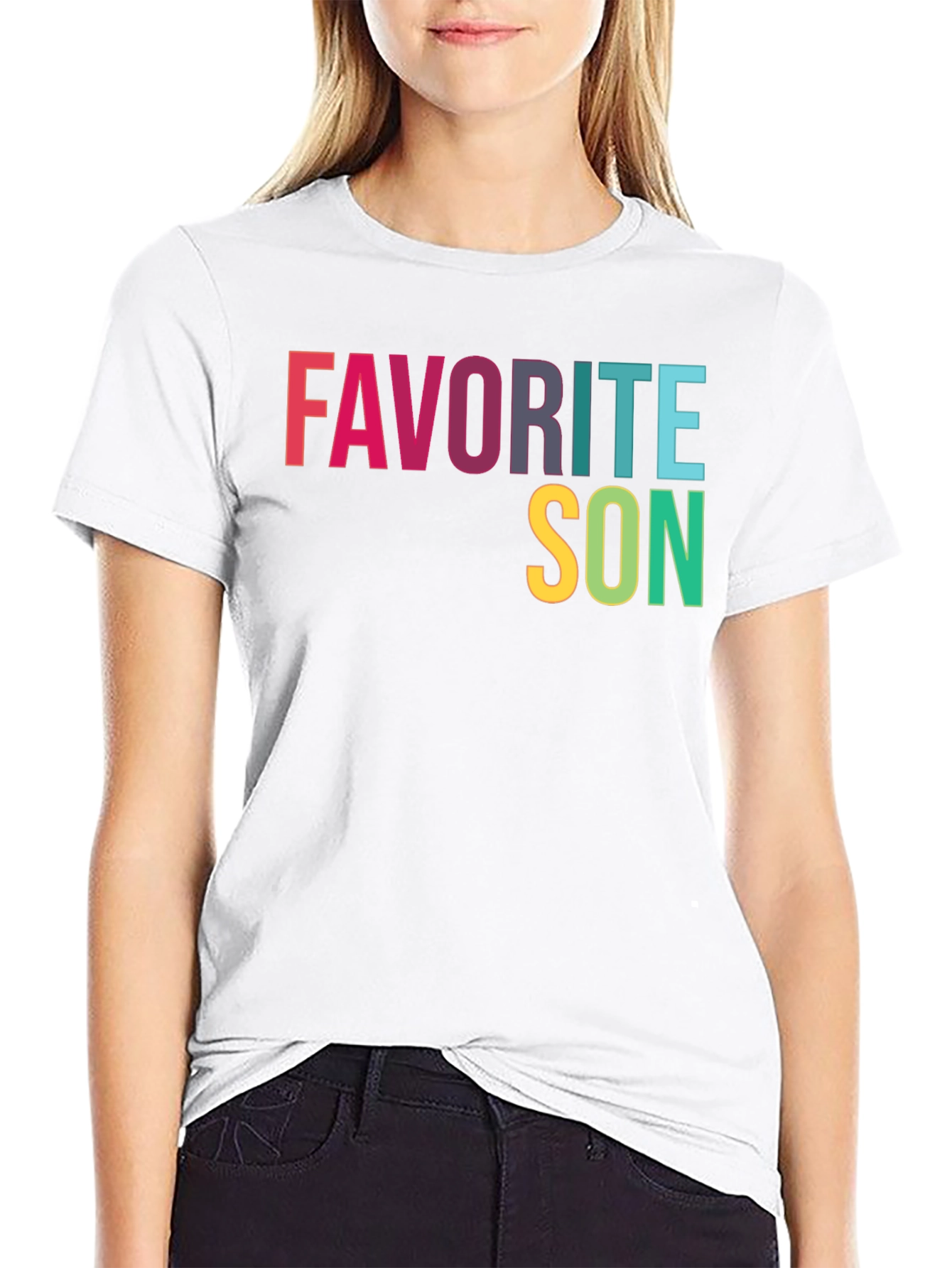 Black Favorite Son Graphic T-Shirt - Soft Cotton Blend view 9