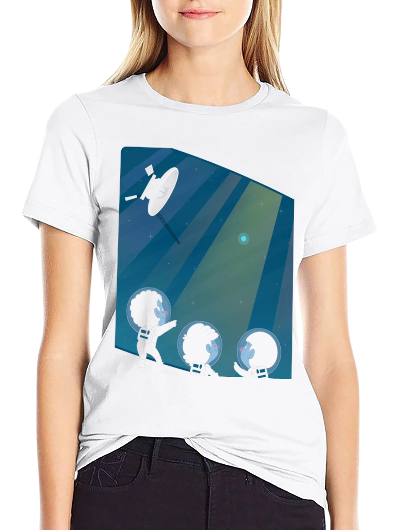 Black Voyager Kids Graphic Tee - Explore Space in Style! view 9