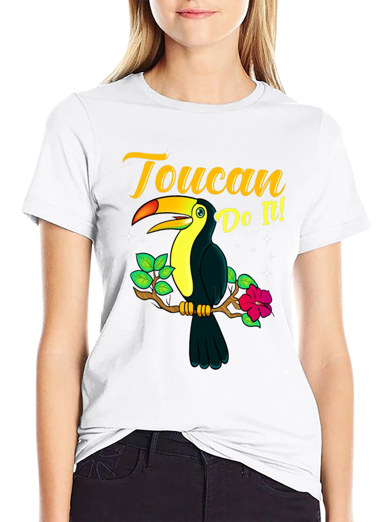 Black Toucan Do It! Graphic T-Shirt view 9