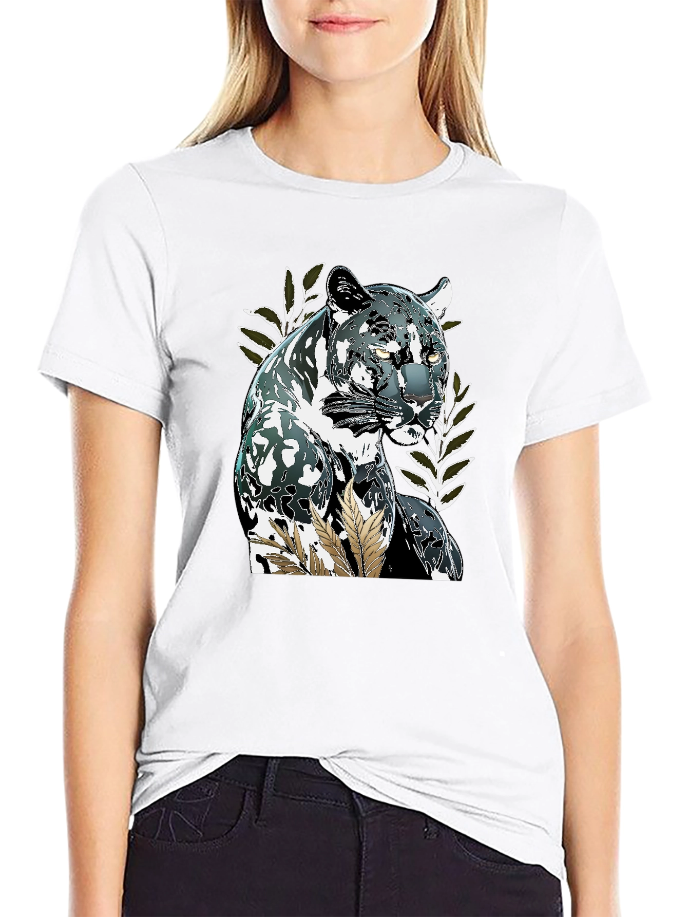 Black Black Panther Graphic Tee - Stylish Men's Shirt view 9