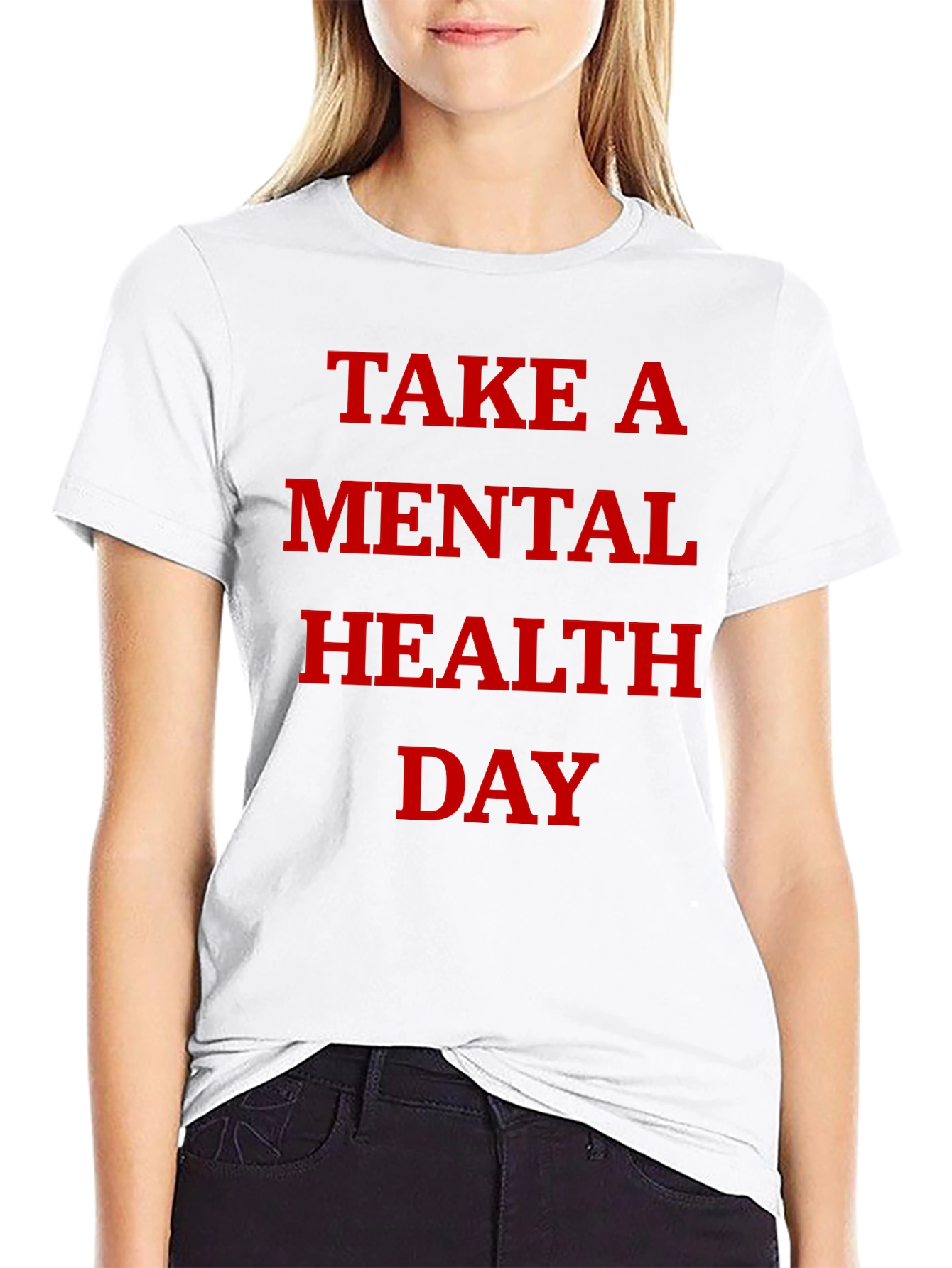 Black Mental Health Day Black Graphic Tee view 9