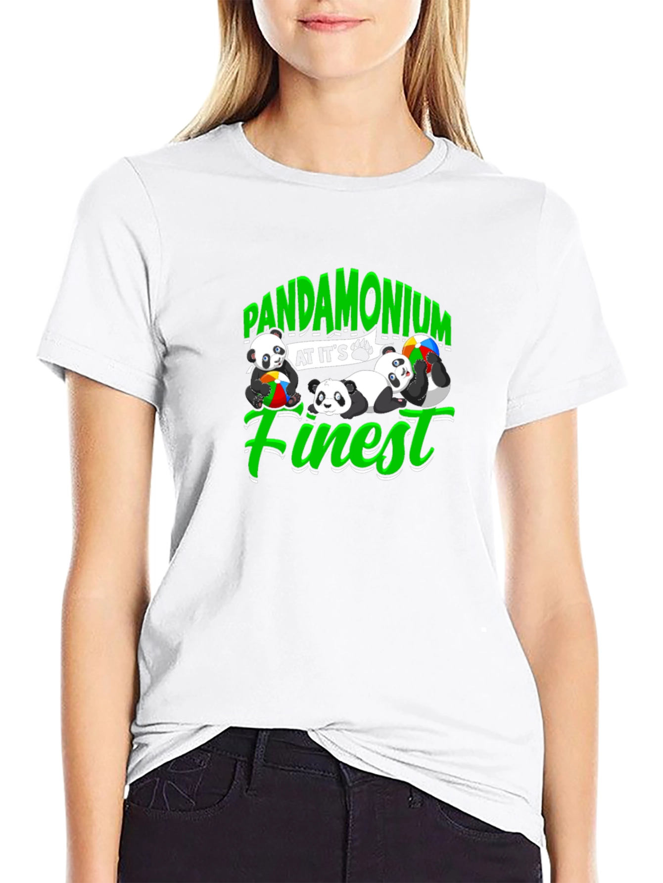 Black Pandamonium at it's Finest T-Shirt view 9