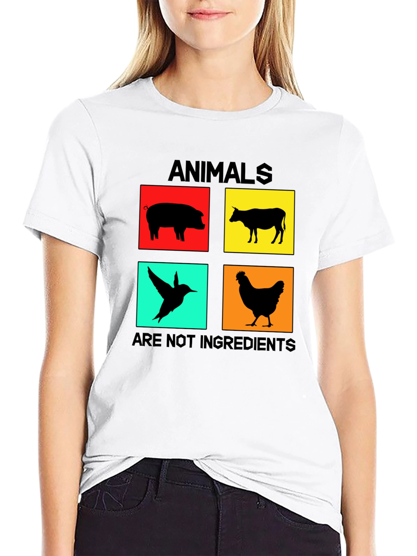 Animals Are Not Ingredients T-Shirt - 9