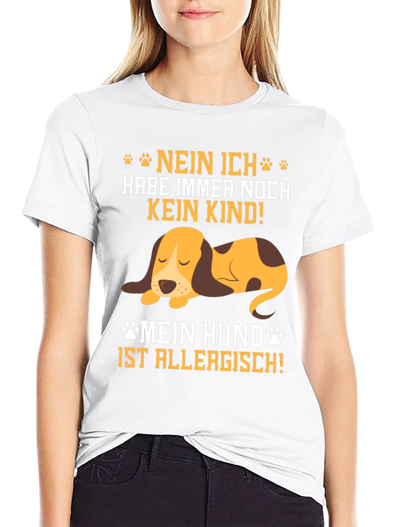Dog Allergy T-Shirt - "Nein Ich Habe Immer Noch Kein Kind" - 9