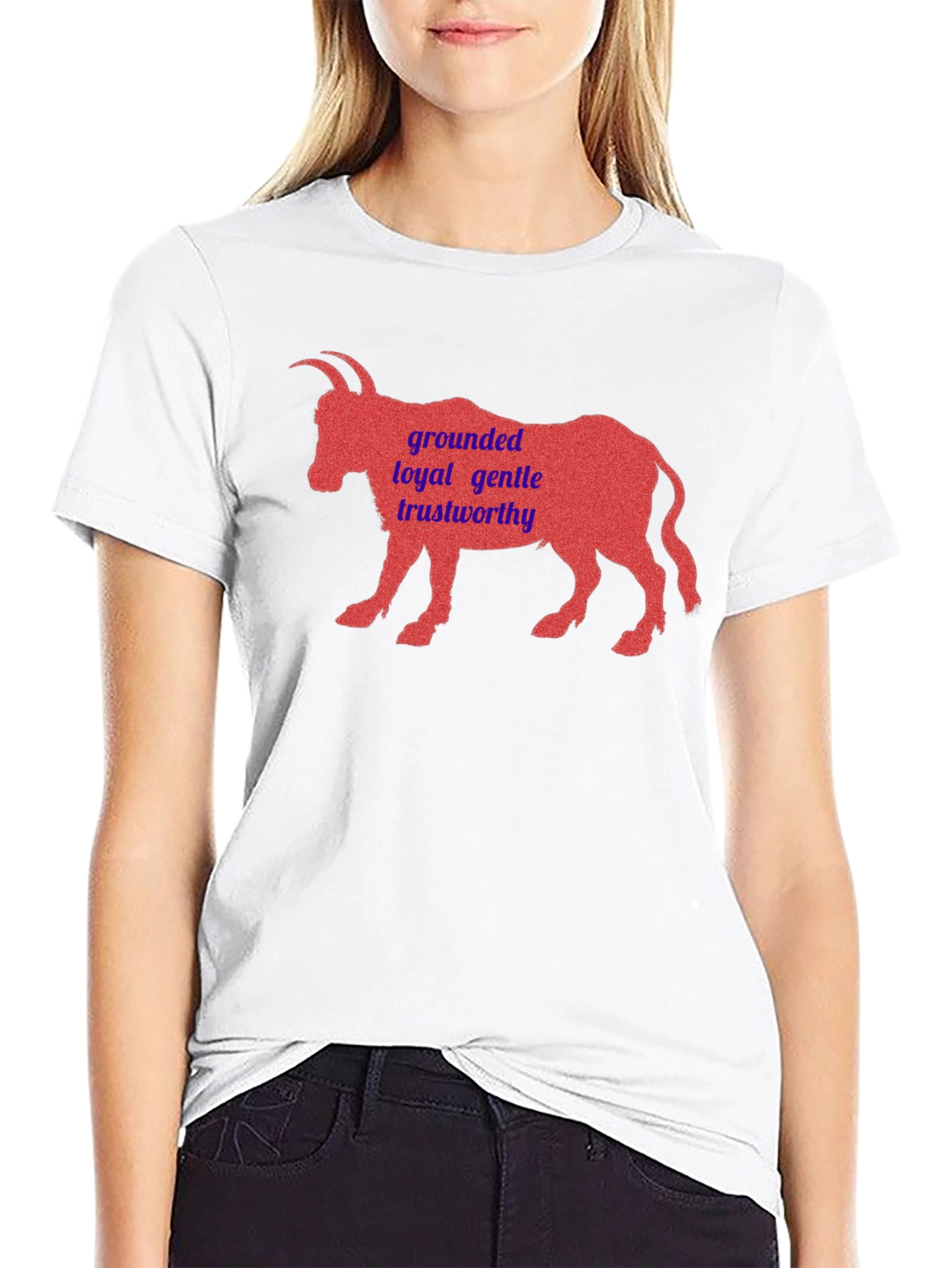 Black Grounded Goat Graphic Tee view 9